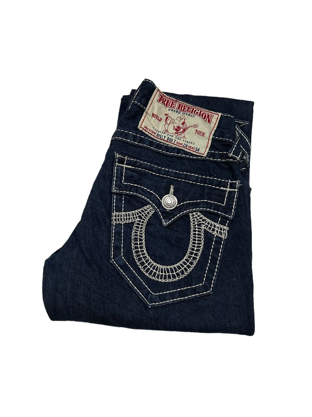 Japanese Brand × Kapital × True Religion Vtg TRUE RELIGION Flare denim Made In Usa Size US 30 / EU 46 - 2 Thumbnail