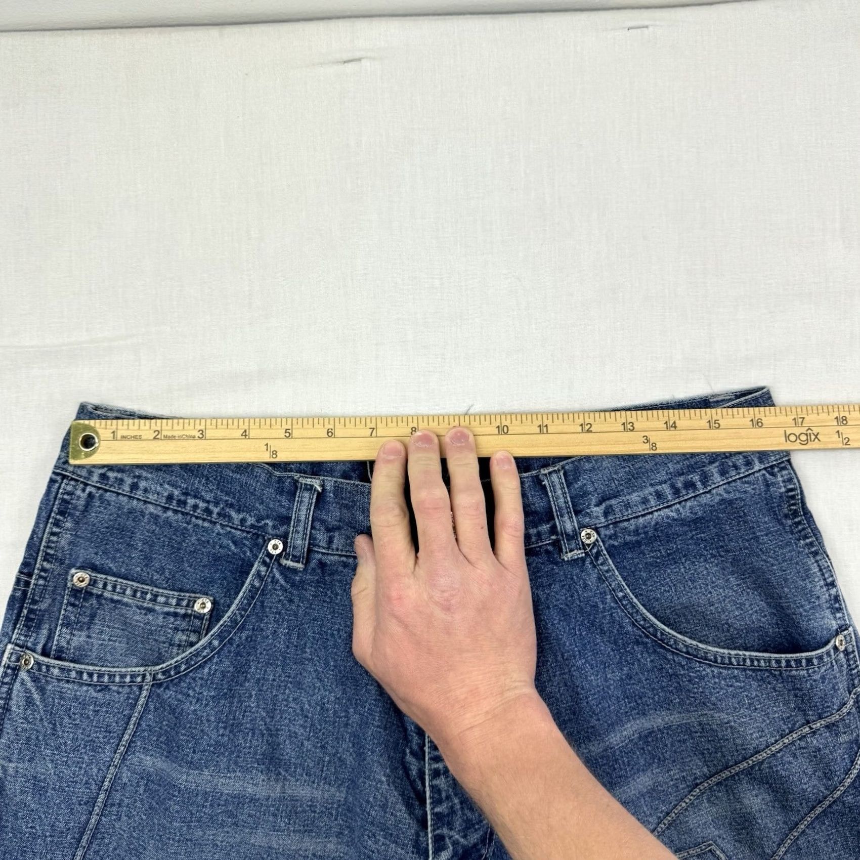 Vintage VINTAGE Cybertek Jeans Adult 36x30 Baggy Relaxed Skater Hipster Punk Y2K Rave Jeans Size US 36 / EU 52 - 7 Thumbnail