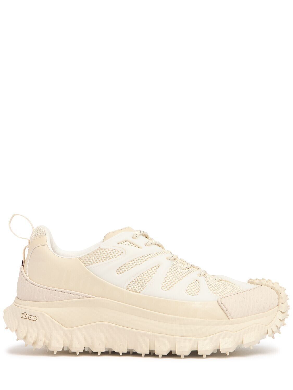 MONCLER Trailgrip Amoeba $820 White Sneakers New