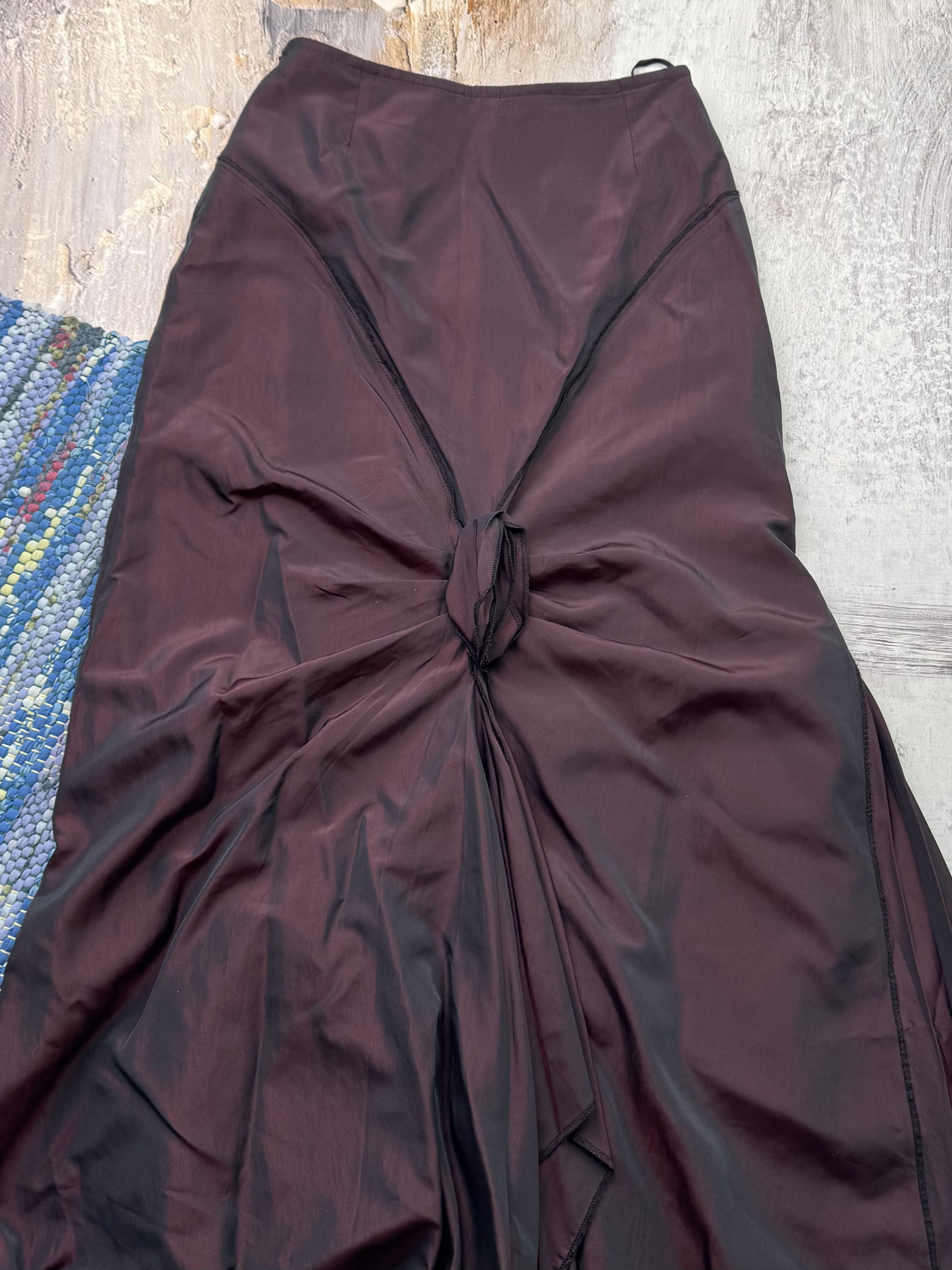 Vintage Vintage Maxi Skirt A655D15(225) Size 26" / US 2 / IT 38 - 8 Thumbnail