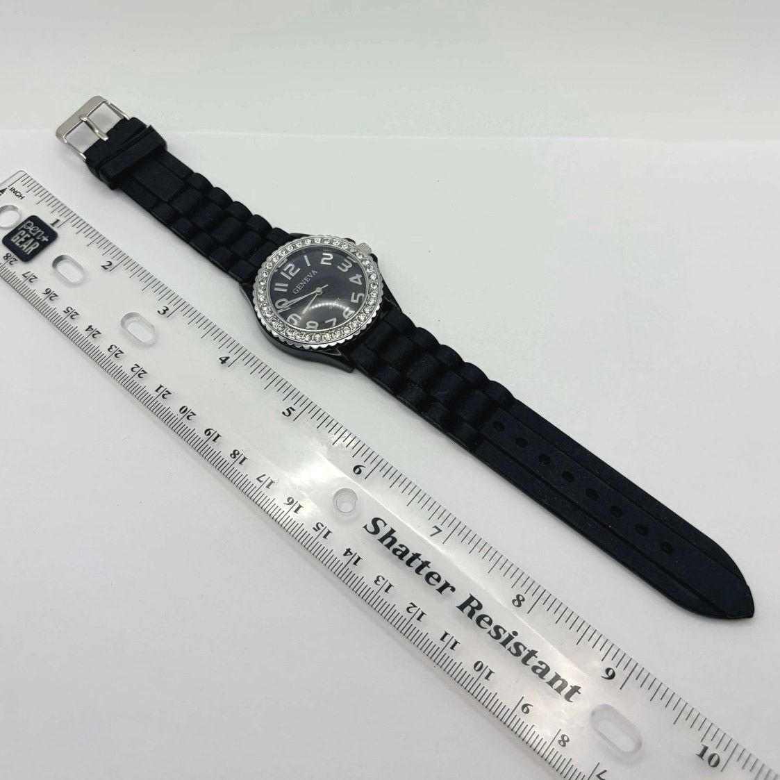 Geneva Black Geneva Men’s Watch Size ONE SIZE - 4 Thumbnail