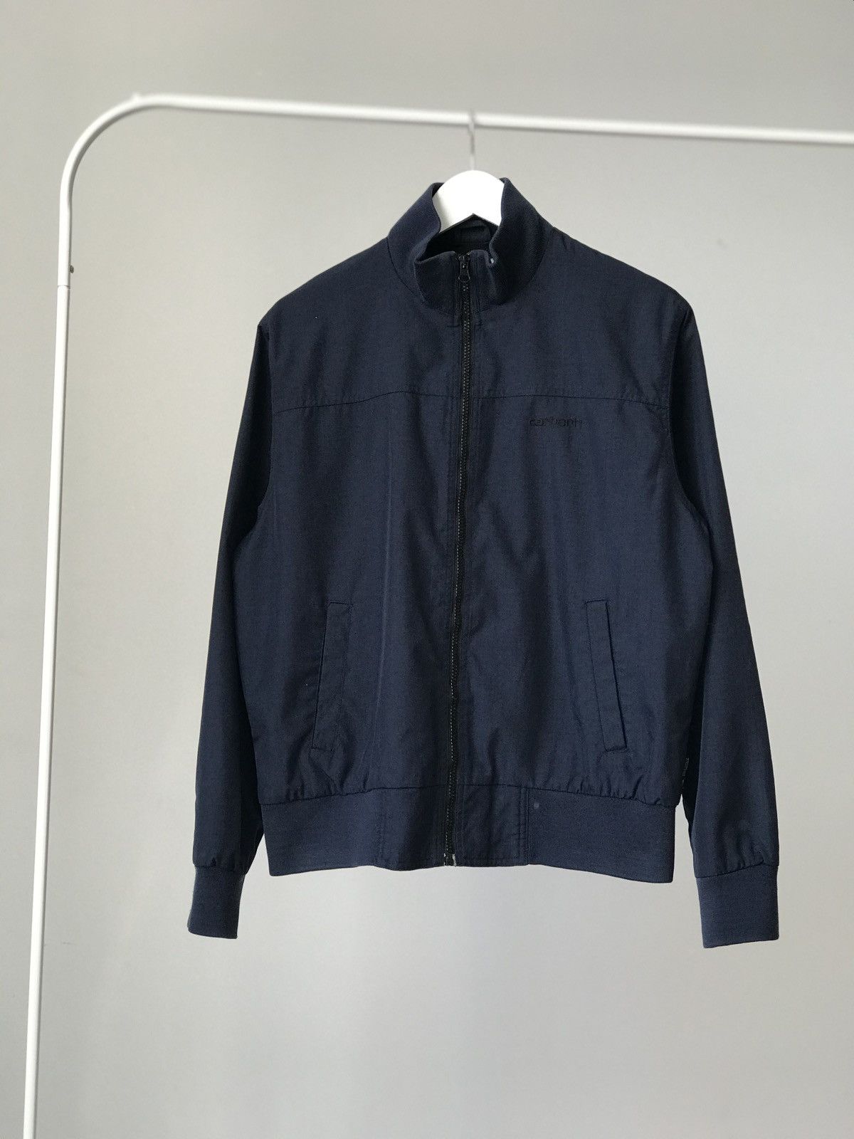 Carhartt Vinage Carhartt Blue Textured Nylon Jacket Size US M / EU 48-50 / 2 - 1 Thumbnail