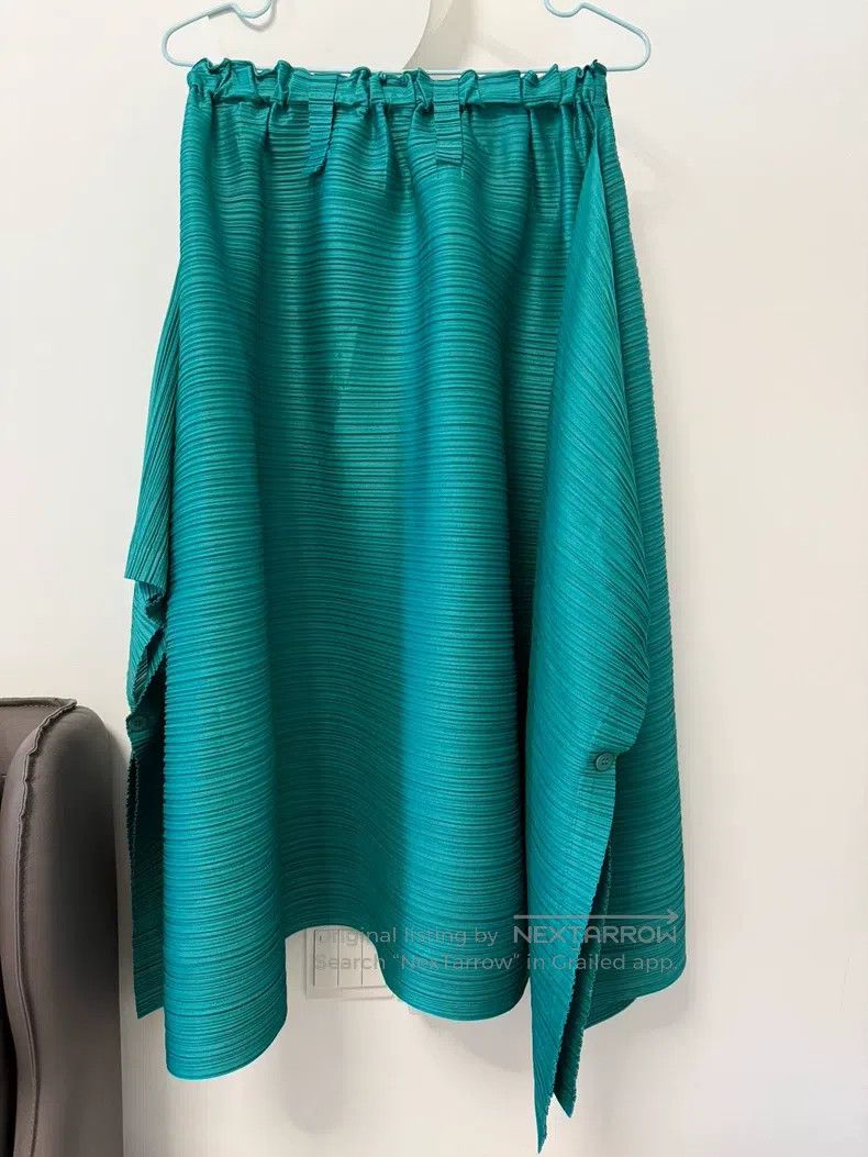 Issey Miyake Issey Miyake size:3 Horizontal Stripe Midi Skirt Size 22" - 1 Thumbnail
