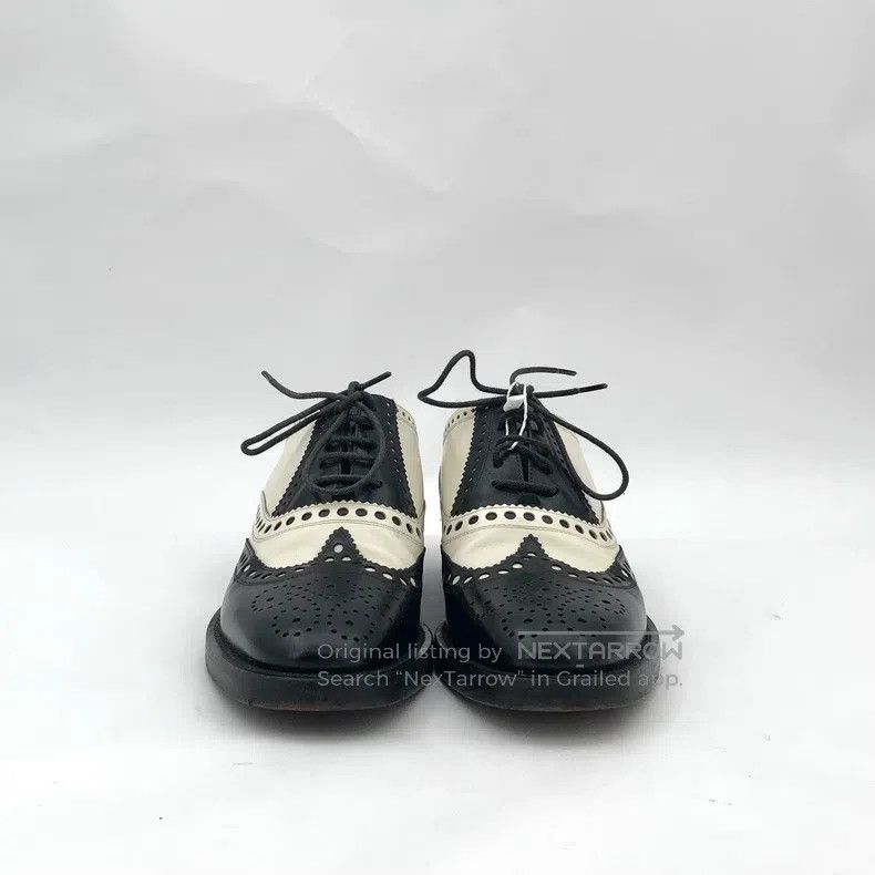 Dior Dior Black and white colour block Baroque carved lace-up c Size US 5 / IT 35 - 3 Thumbnail