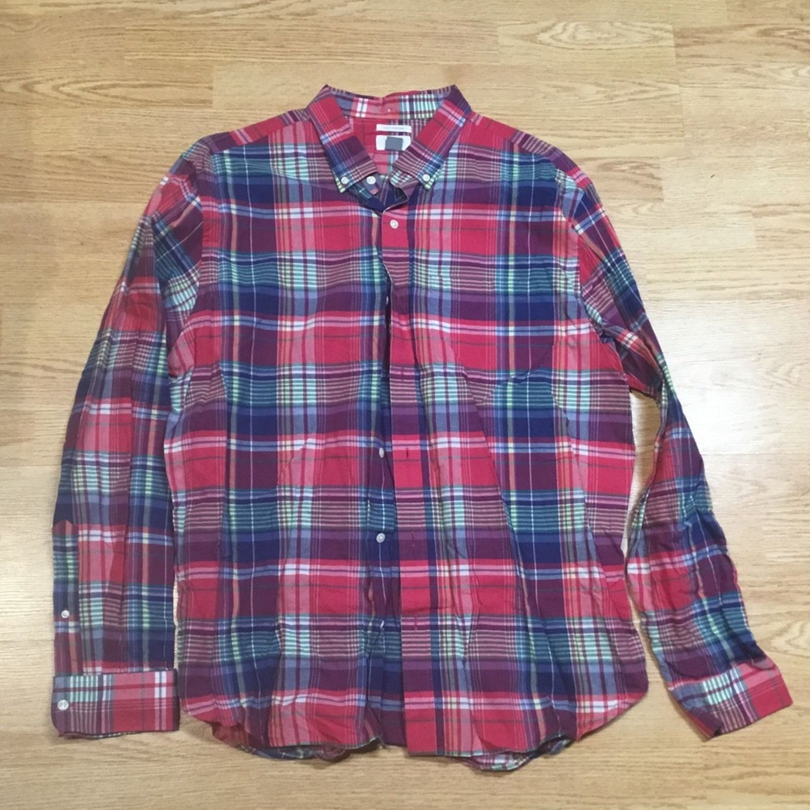Old Navy Old Navy Slim Fit Button Down Shirt Size US XL / EU 56 / 4 - 2 Thumbnail