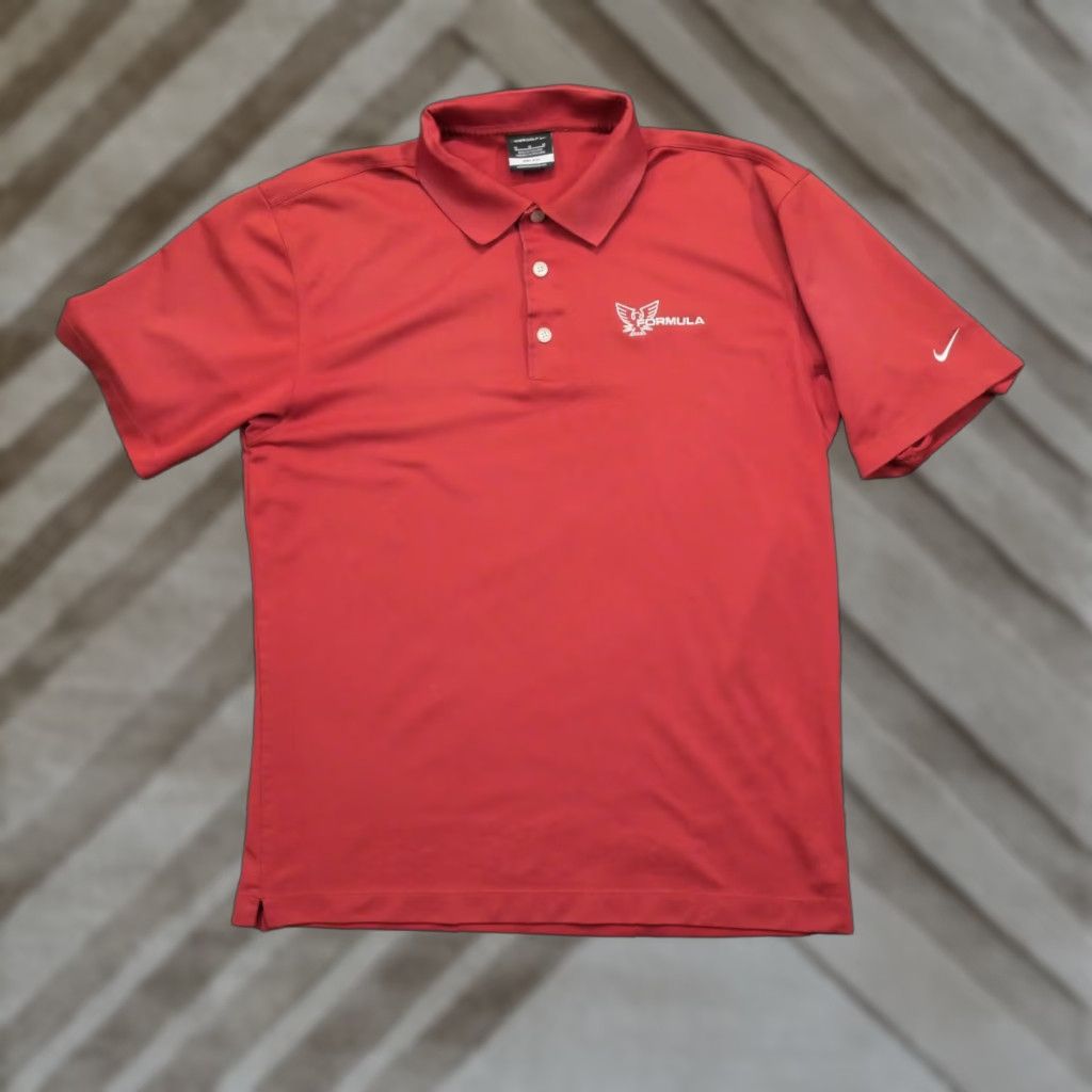 Nike Nike Shirt Mens M Red Polo Golf Dri Fit Formula Size US M / EU 48-50 / 2 - 1 Thumbnail