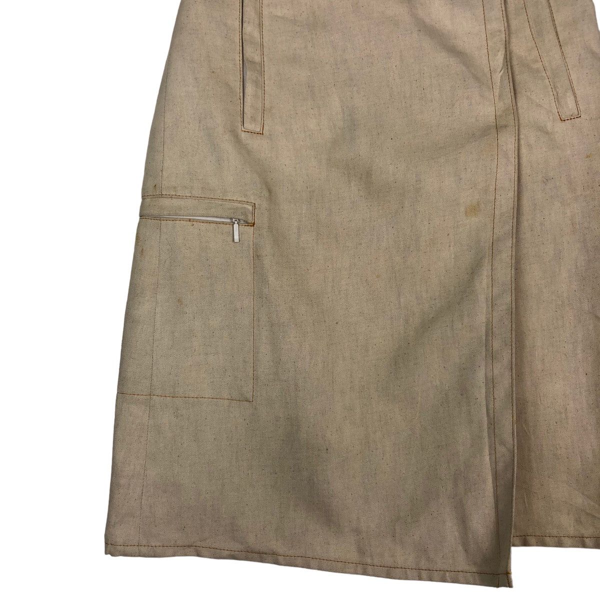 Burberry Vintage Burberrys London Blue Label Skirt Chore Duck Canvas Size 28" / US 6 / IT 42 - 4 Thumbnail