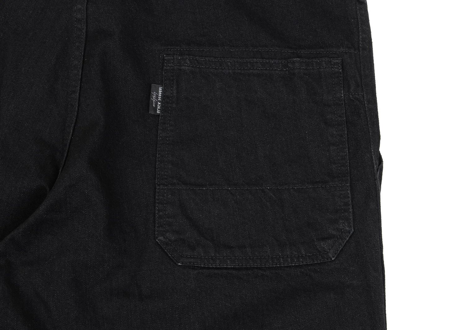 Yohji Yamamoto BLACK Scandal Yohji Yamamoto Zip Hem Denim Pants Size US 32 / EU 48 - 12 Thumbnail
