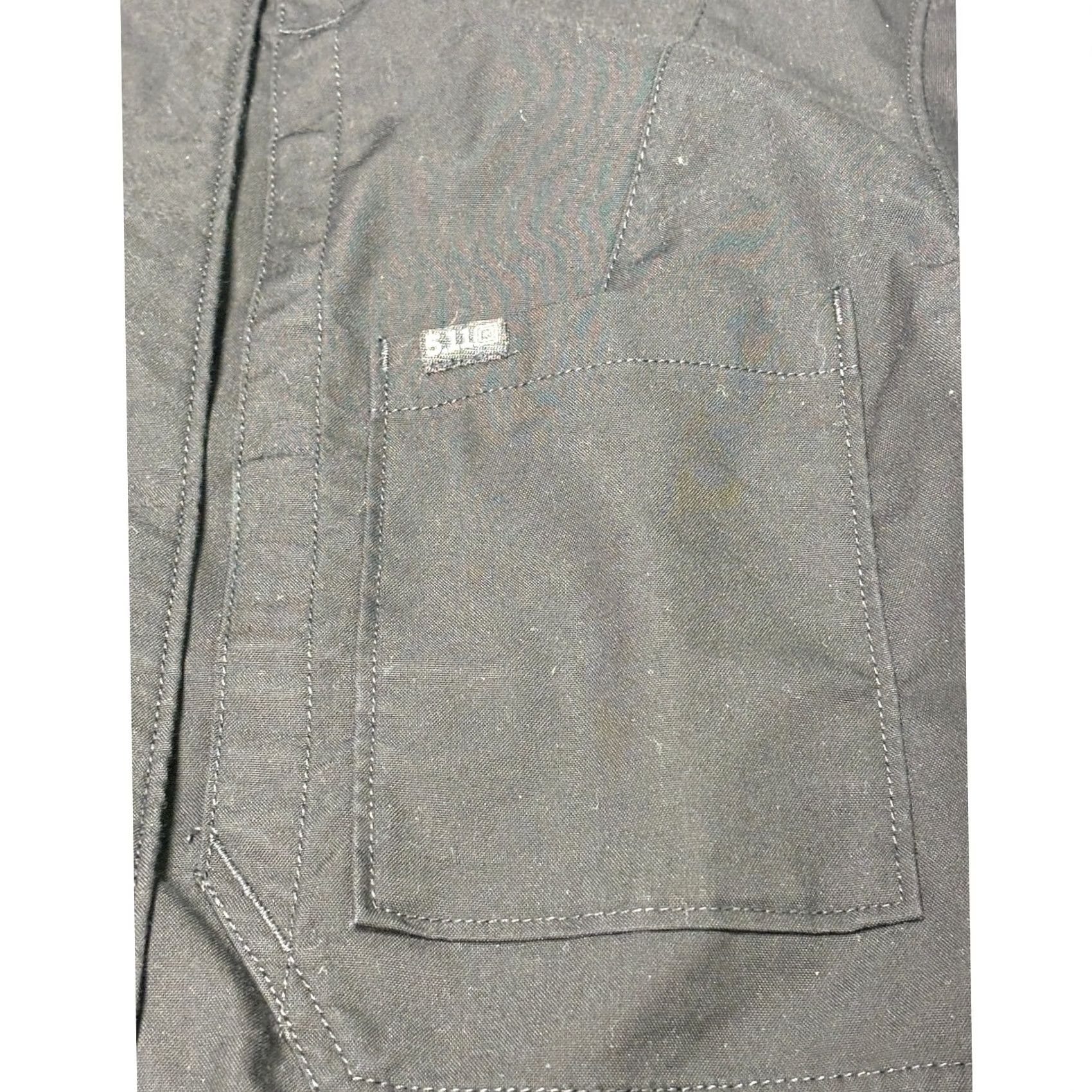 Vintage 5.11 Tactical Womens Surplus Black Jacket XL Military Jacket Coat Womens 5.11 Logo Zipper Snap Pockets Size XL / US 12-14 / IT 48-50 - 2 Thumbnail