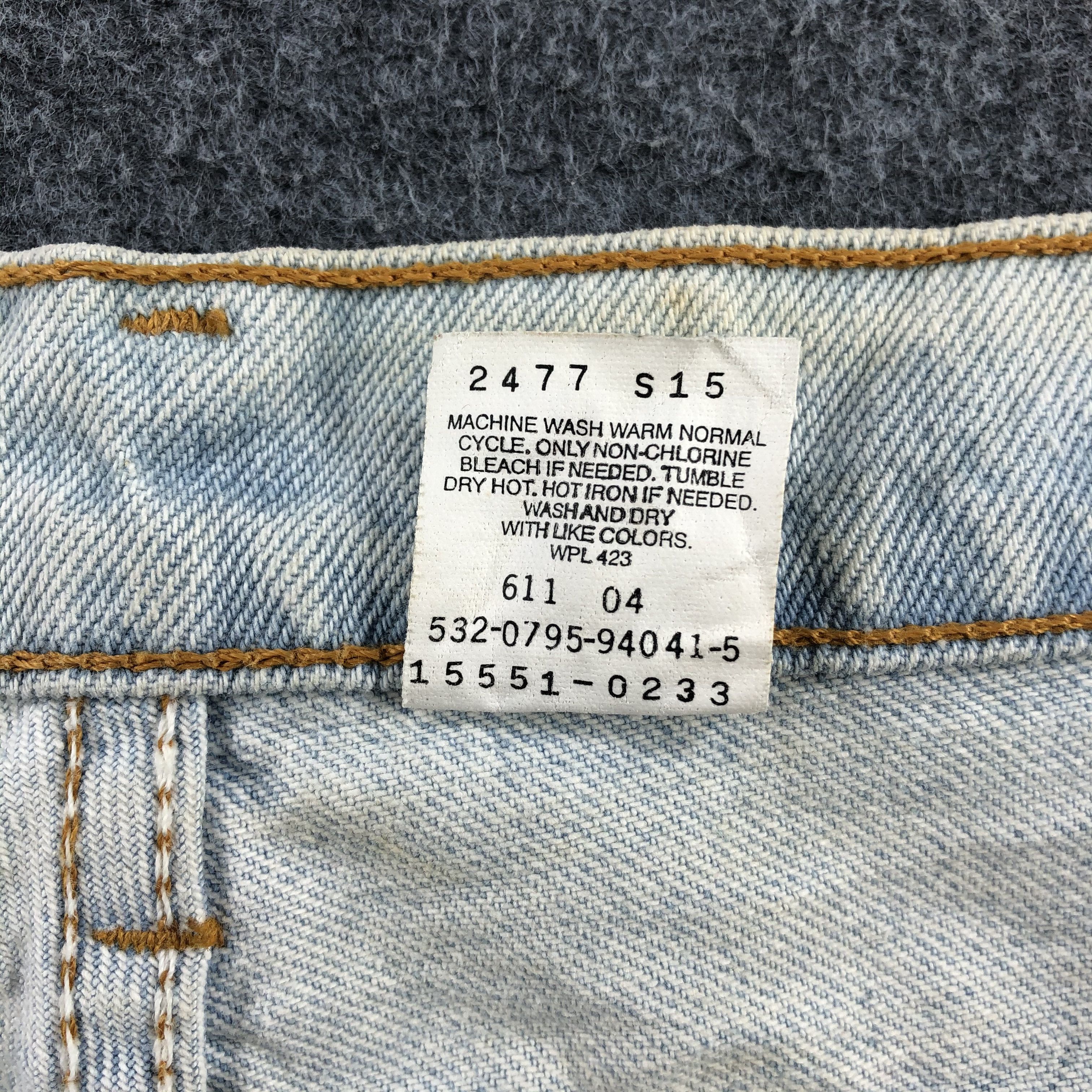 Levi's × Vintage Vintage 90s Levis Jeans Lot 551-JM973 Size US 32 / EU 48 - 9 Thumbnail