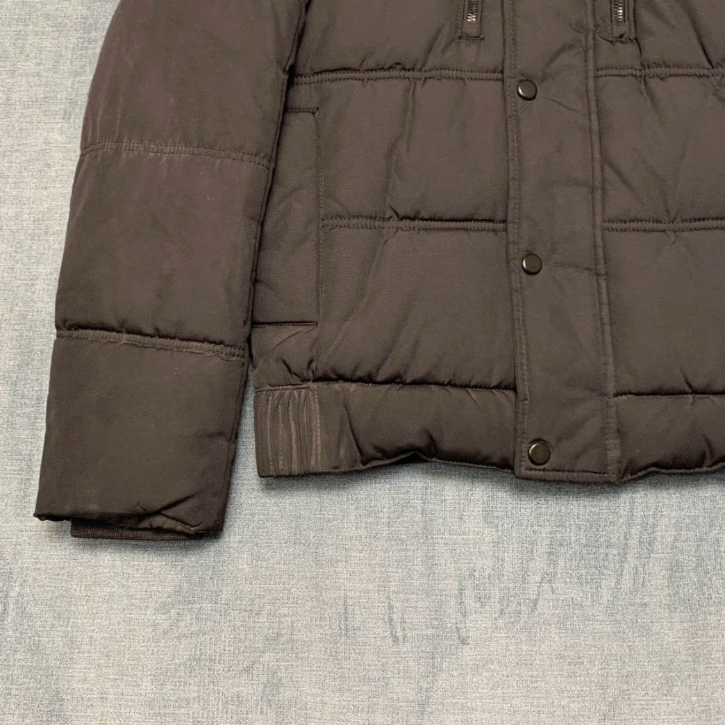 Zara Zara Man Puffer Jacket Mens Medium Black Lined Full Zip Mock Neck Outdoor Winter Jacket Size US M / EU 48-50 / 2 - 3 Thumbnail