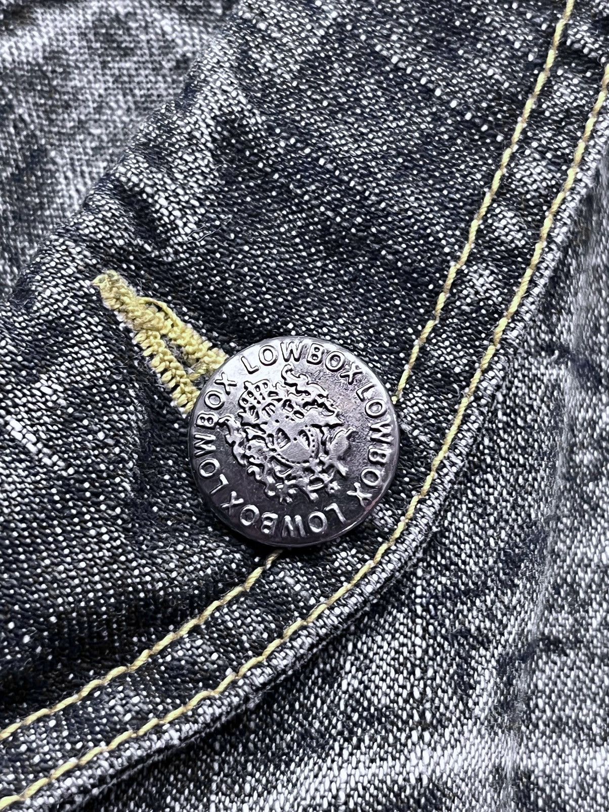 LOWBOX LOWBOX JAPAN Punk Distressed Whiskered Multipocket Flared Size US 29 - 15 Thumbnail