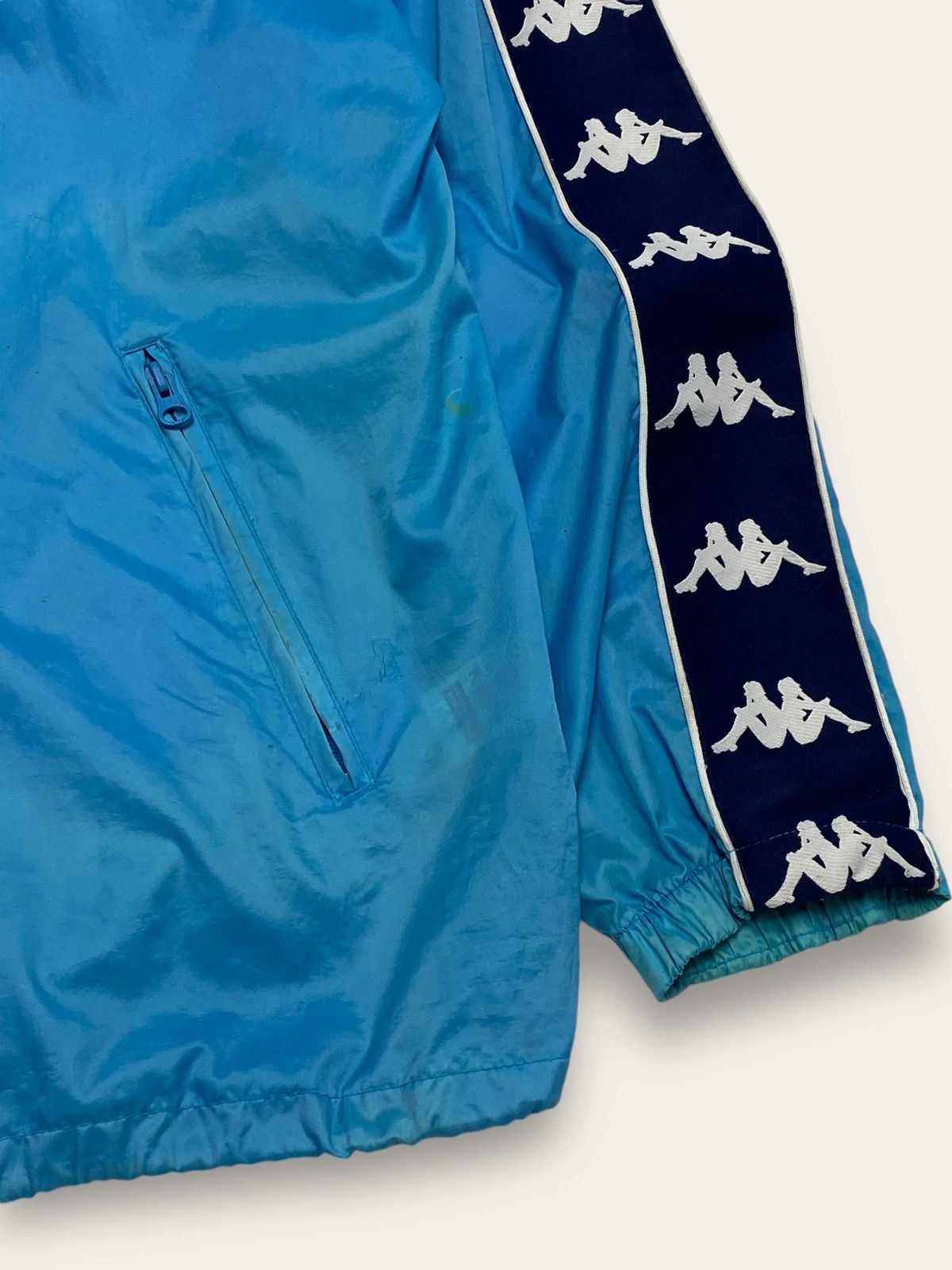 Kappa RARE! 90s Vintage KAPPA MANCHESTER CITY Windbreaker Hooded Size US XL / EU 56 / 4 - 17 Thumbnail