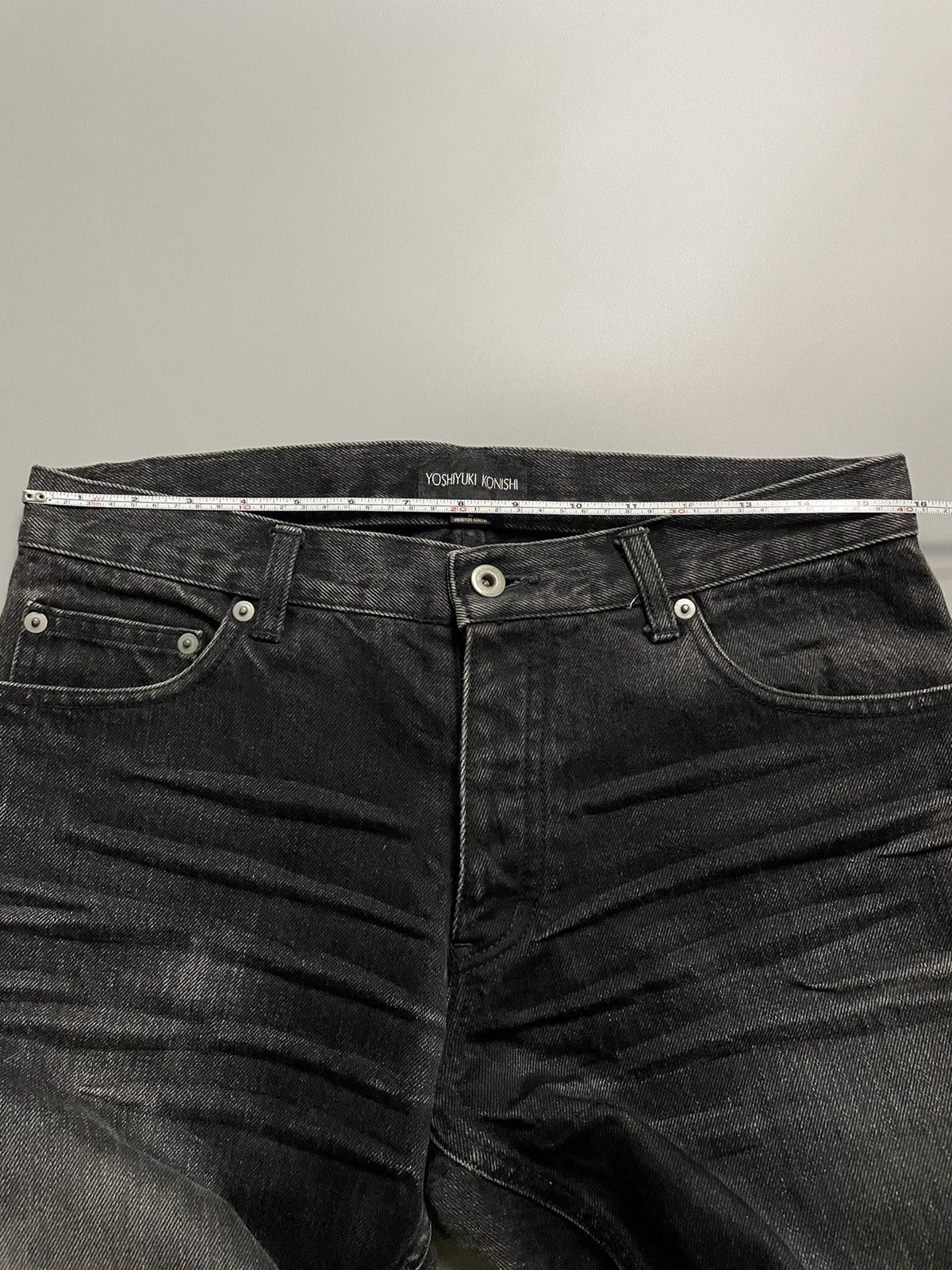 If Six Was Nine Yoshiyuki Konishi Black Washed Denim Size US 32 / EU 48 - 20 Thumbnail