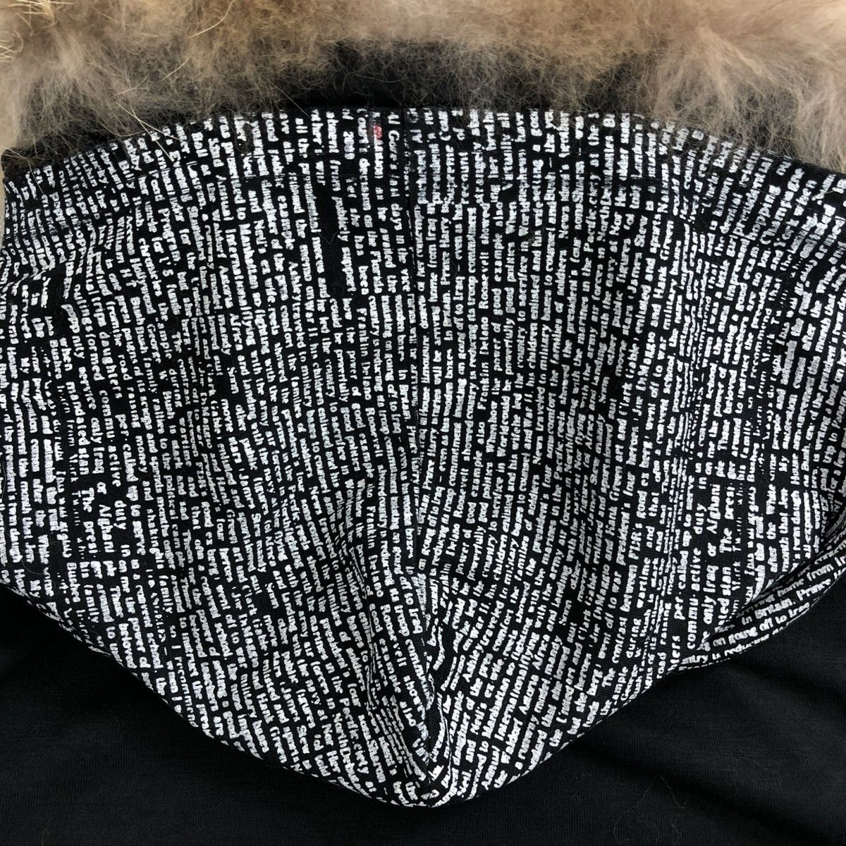If Six Was Nine × Japanese Brand × Le Grande Bleu (L.G.B.) 2000s Japanese Double Layers Poem Gothic Punk Fur Zip Hoodie Size US L / EU 52-54 / 3 - 12 Thumbnail