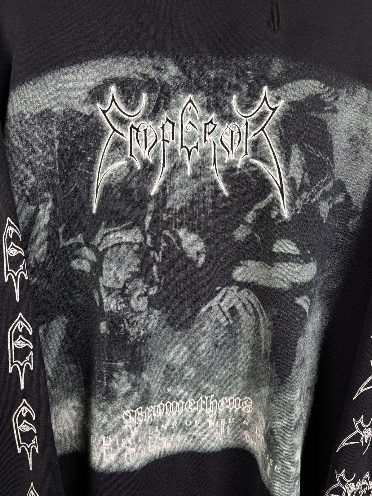 Band Tees Emperor 2001 Prometheus: Discipline Of Fire & Demise Hoodie Size US XL / EU 56 / 4 - 2 Thumbnail
