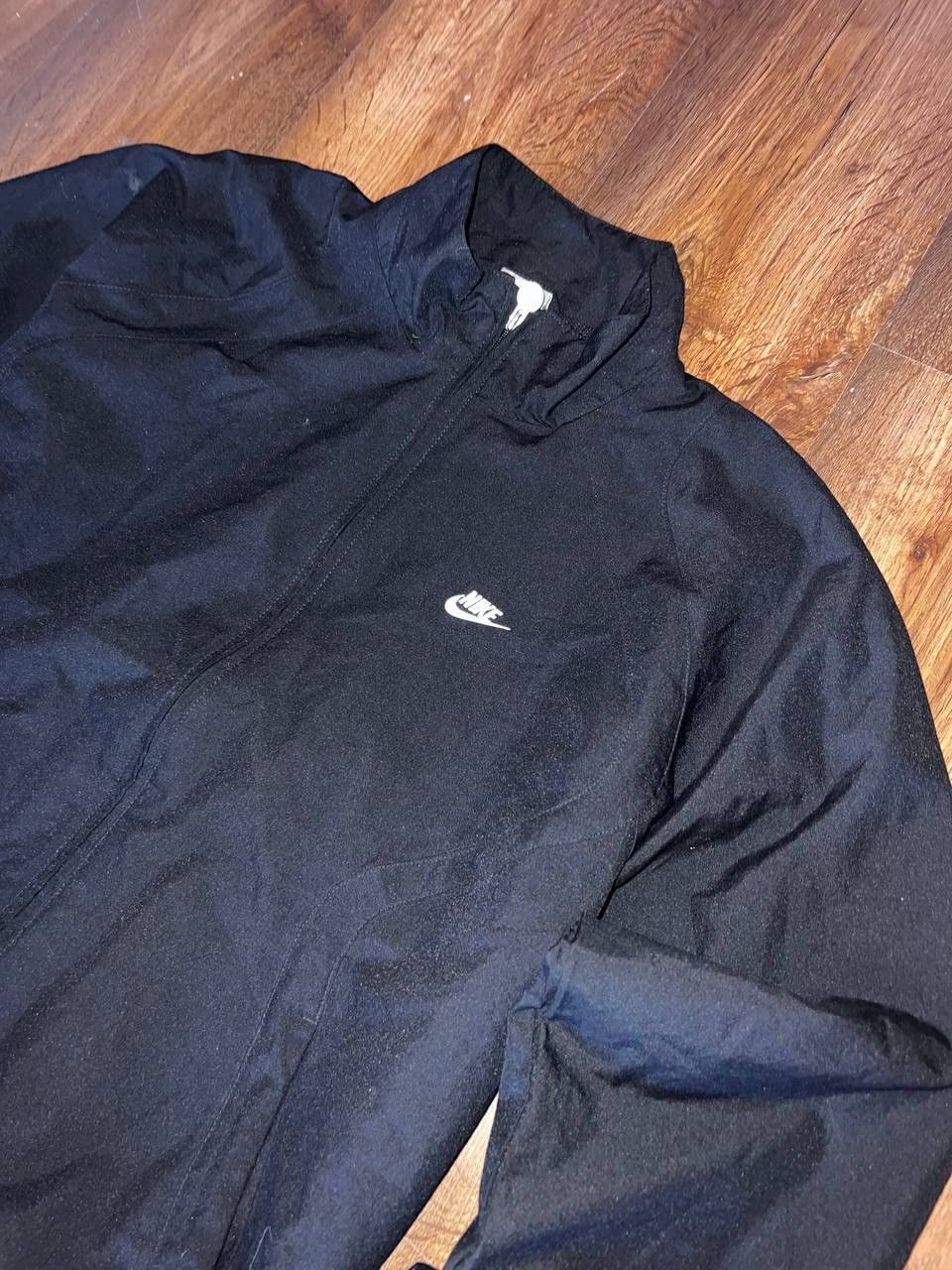 Nike × Vintage Vintage nike 00s Y2K Swoosh Drill track Japan Jacket Size US M / EU 48-50 / 2 - 2 Thumbnail