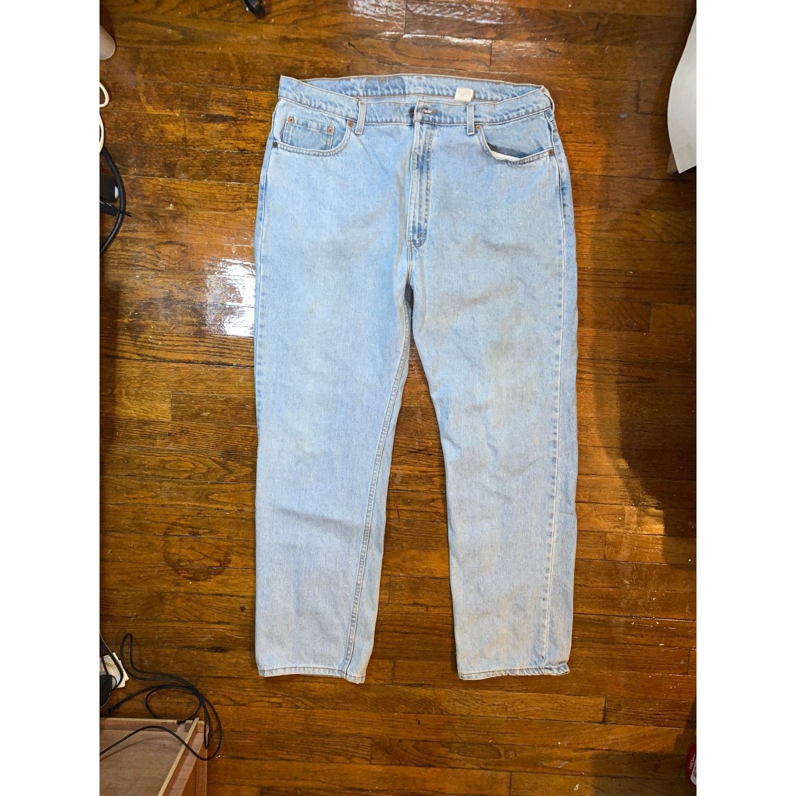 Levi's Vintage 1996 Levis 505 42x32 Light Wash USA Size US 42 / EU 58 - 1 Thumbnail