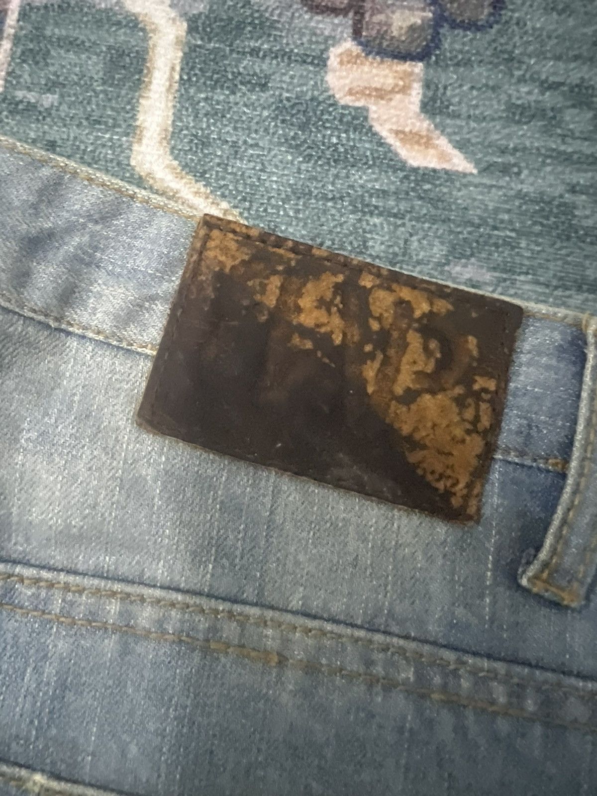 If Six Was Nine FLARED💥BONDS&PEACE SASHIKO BORO KAPITAL STYLE PANT Size US 30 / EU 46 - 8 Thumbnail