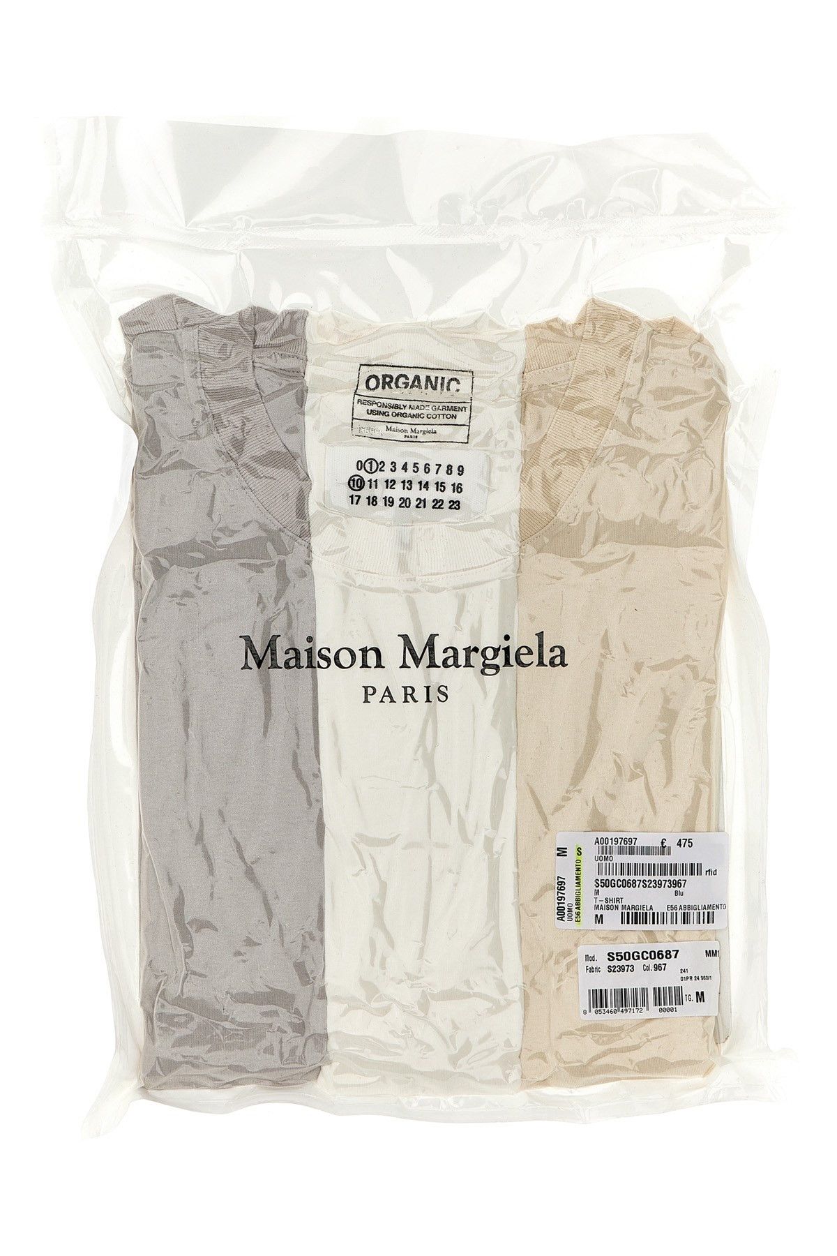 image of Maison Margiela 3 Pack T-Shirts, Men's (Size 2XL)