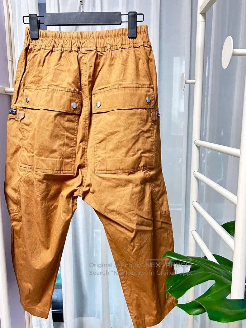 Rick Owens Rick Owens Yellow Cargo Pants 46. Size US 44 / EU 60 - 3 Thumbnail