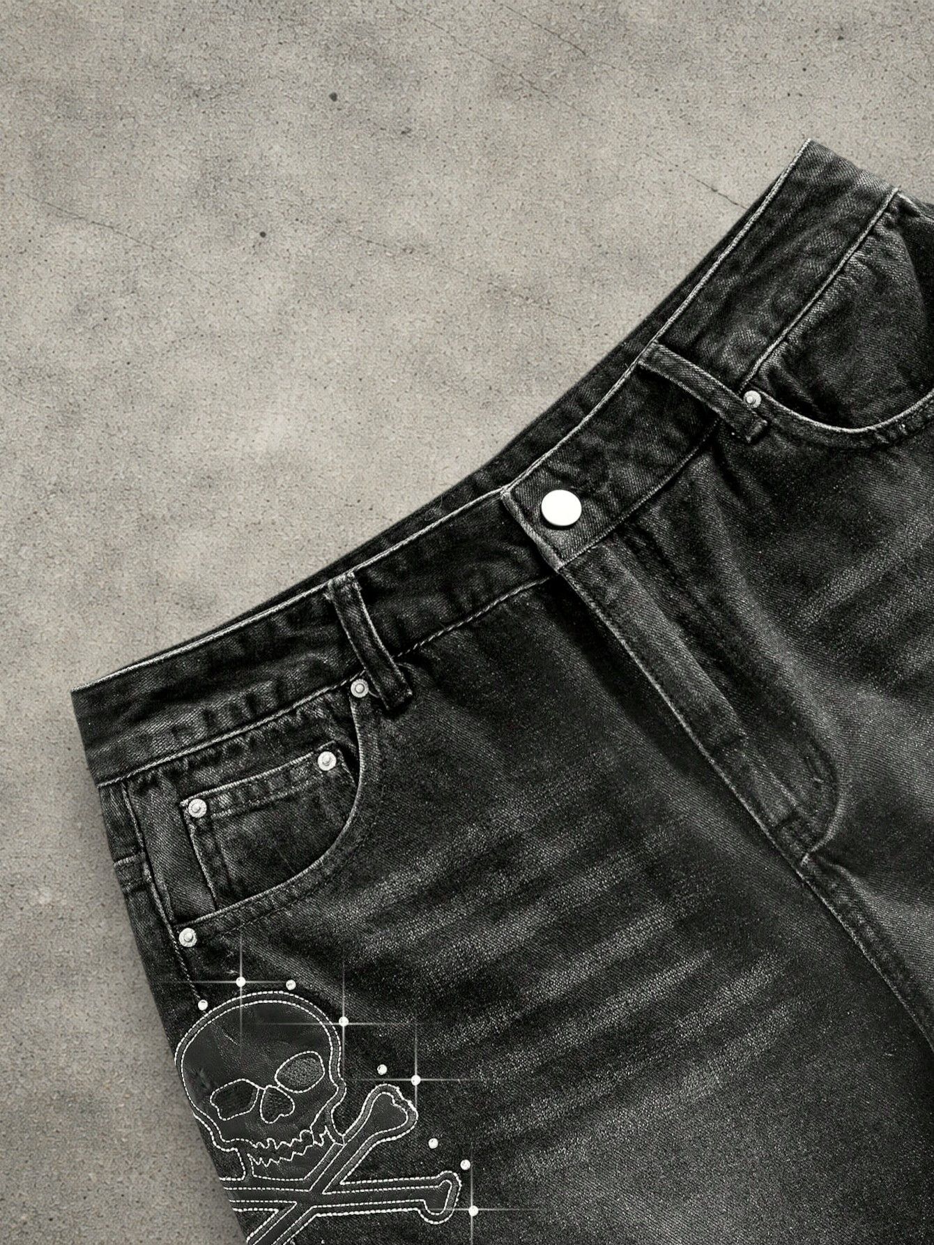 Japanese Brand Skull jeans shorts Size US 32 / EU 48 - 3 Thumbnail