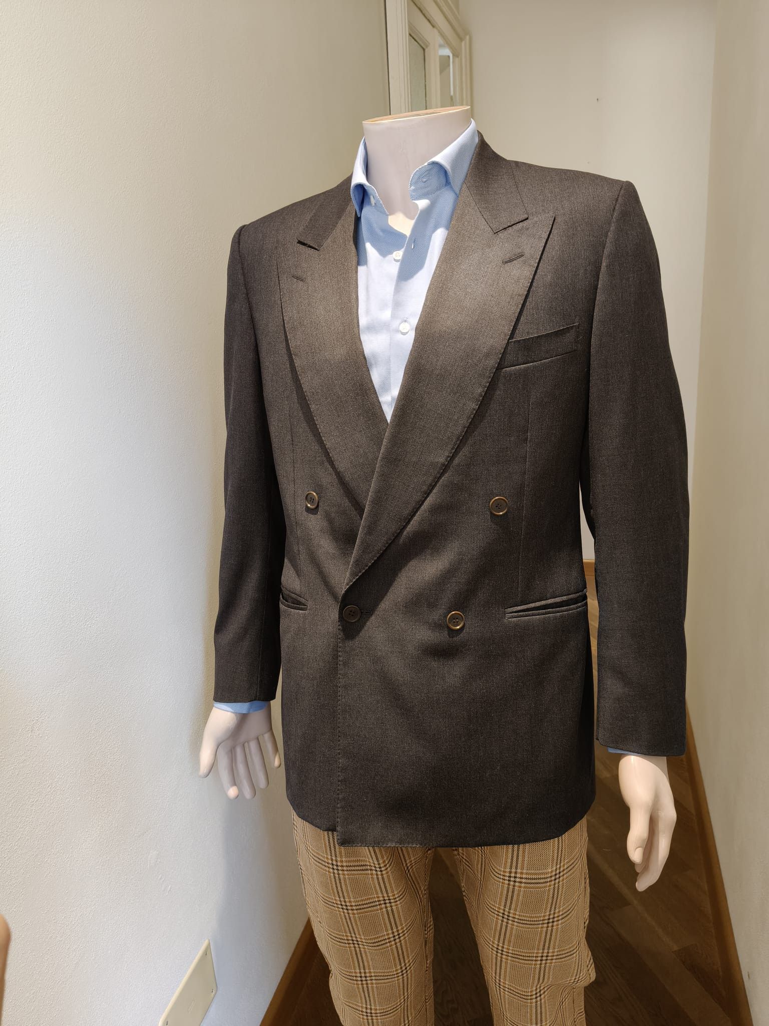 Canali Canali sartorial double breasted 4×1Jacket made in Italy Size 48S - 6 Thumbnail