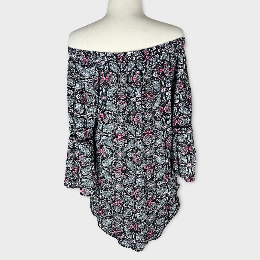 Nordstrom Solitaire | Off shoulder long bell sleeve top | M/L Size M / US 6-8 / IT 42-44 - 3 Thumbnail