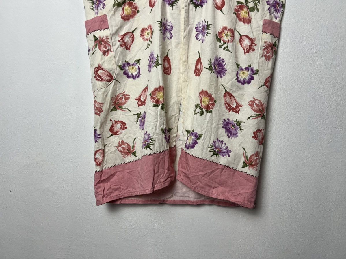 Mario Valentino Mario Valentino Vibrant Floral Pattern Apron Size ONE SIZE - 7 Thumbnail