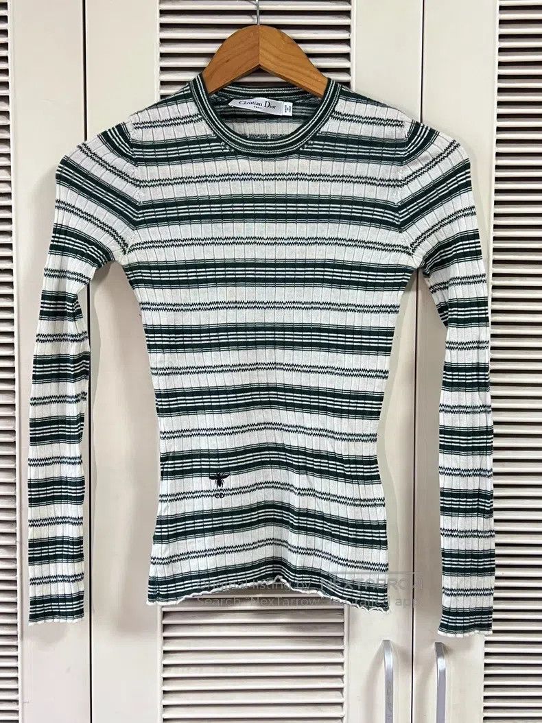 Dior Dior Striped knitted long sleeves Size XS / US 0-2 / IT 36-38 - 1 Thumbnail