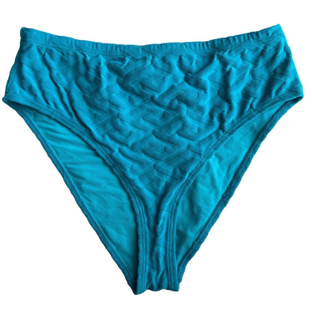 Calvin Klein VERSACE Greca Sponge Knit Bikini Top and Bottom Set, XS Size ONE SIZE - 7 Thumbnail