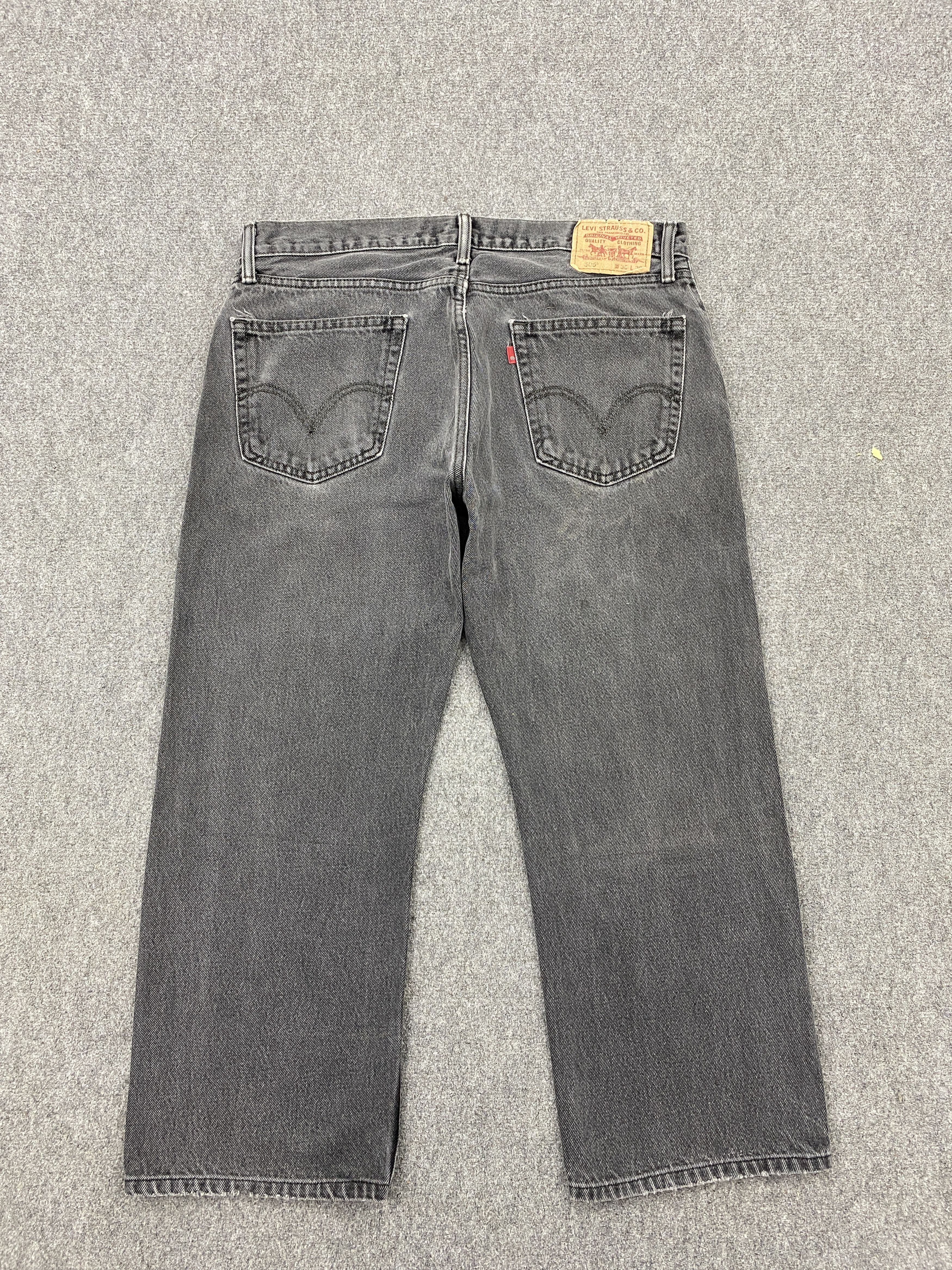Levi's × Vintage Vintage Levi's 505 Faded Black Denim Jeans Size US 34 / EU 50 - 3 Thumbnail
