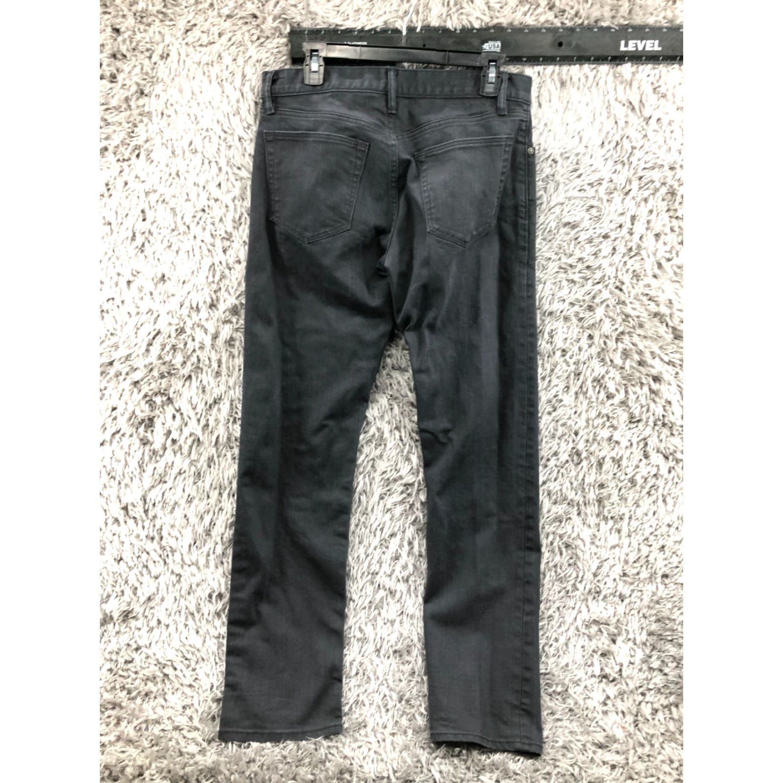 Banana Republic Banana Republic Jeans Size 31x32 Regular Straight Mens Gray Medium Wash Denim Cotton Blend Belt Loops 5-Pocket Size US 31 - 5 Thumbnail