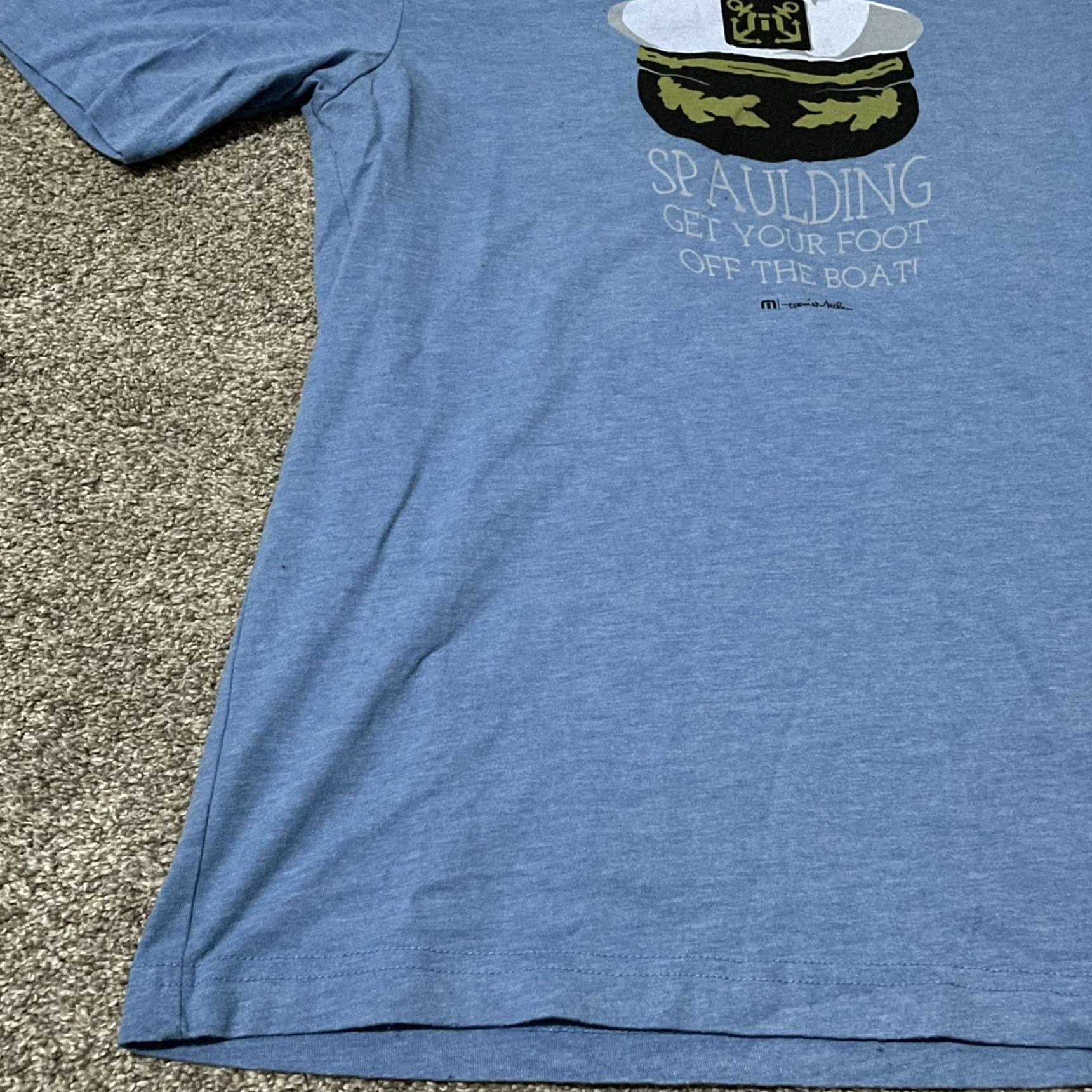TravisMathew TRAVIS MATHEW T-Shirt BLUE Graphic Tee Mens Size M Regular Fit Adult Medium Blue Graphic Tee Mens Size US M / EU 48-50 / 2 - 3 Thumbnail