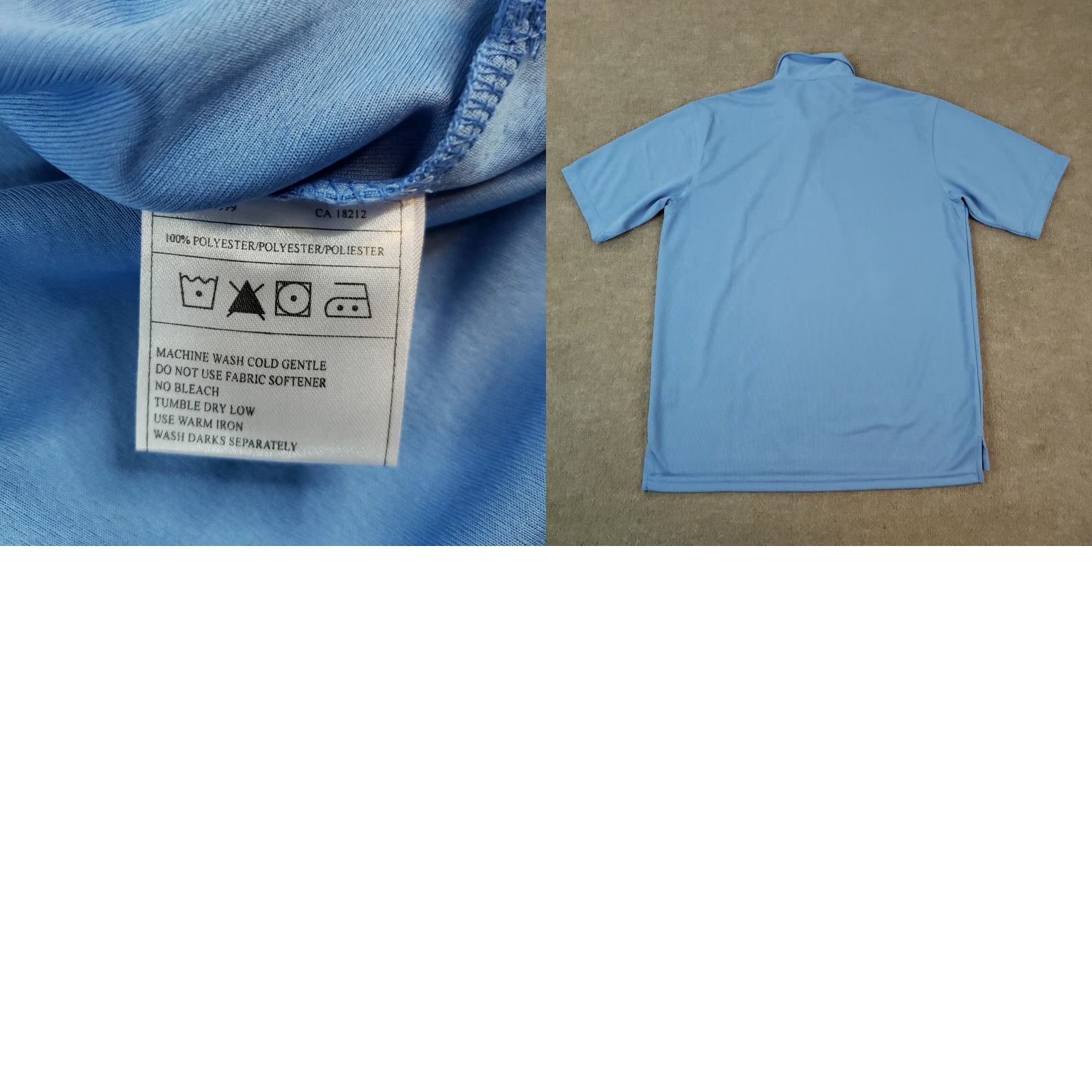 Vintage Antigua Polo Shirt Mens M Blue Short Sleeve Casual Wicking Crown Plaza Polo Shirt M Men Blue Casual Outdoor Logo Lightweight Polyester Sport Shirt Size US M / EU 48-50 / 2 - 8 Thumbnail
