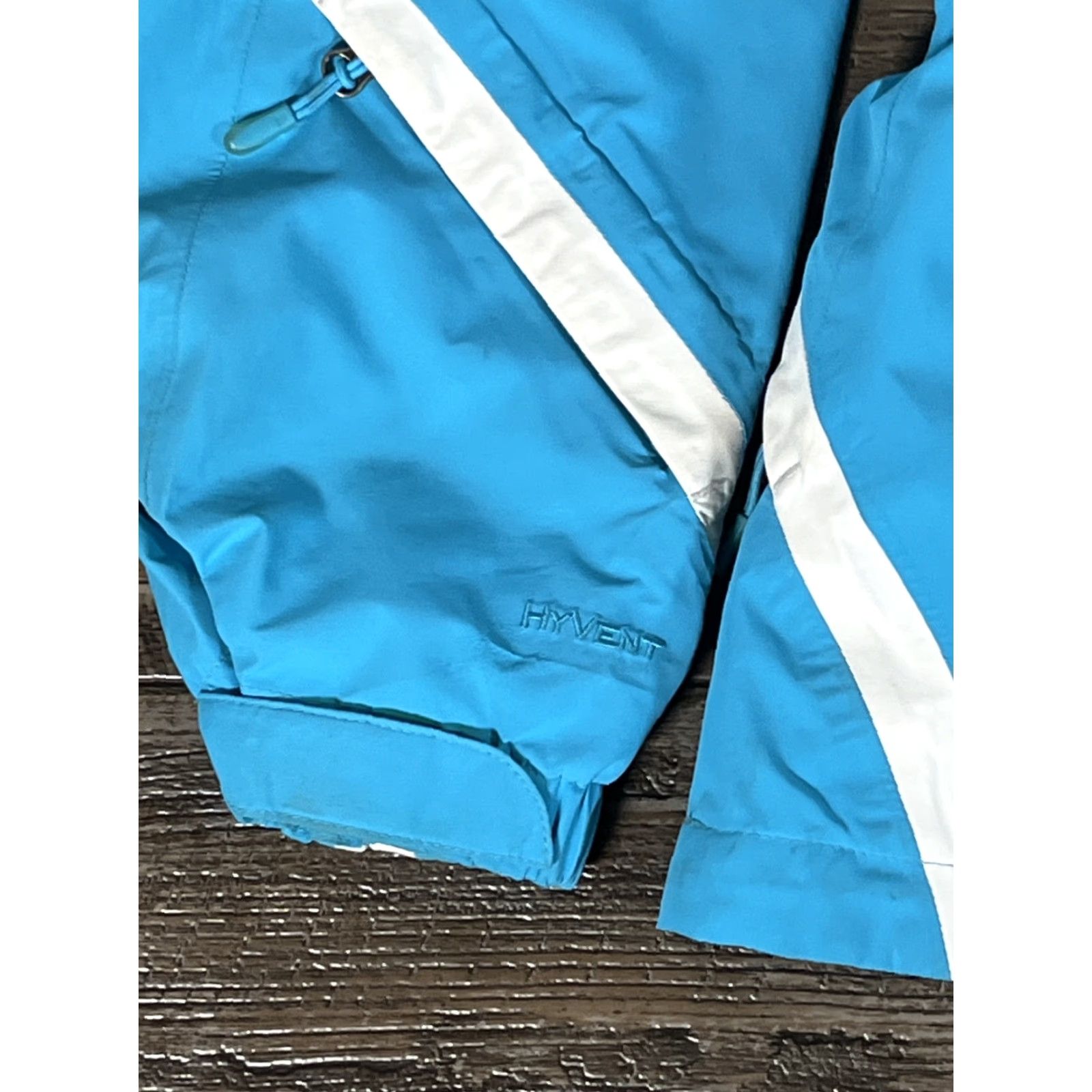 The North Face VINTAGE The North Face Hyvent Jacket Womens L Blue Waterproof Hooded Venting Rain Coat Outdoor Logo Size L / US 10 / IT 46 - 7 Thumbnail