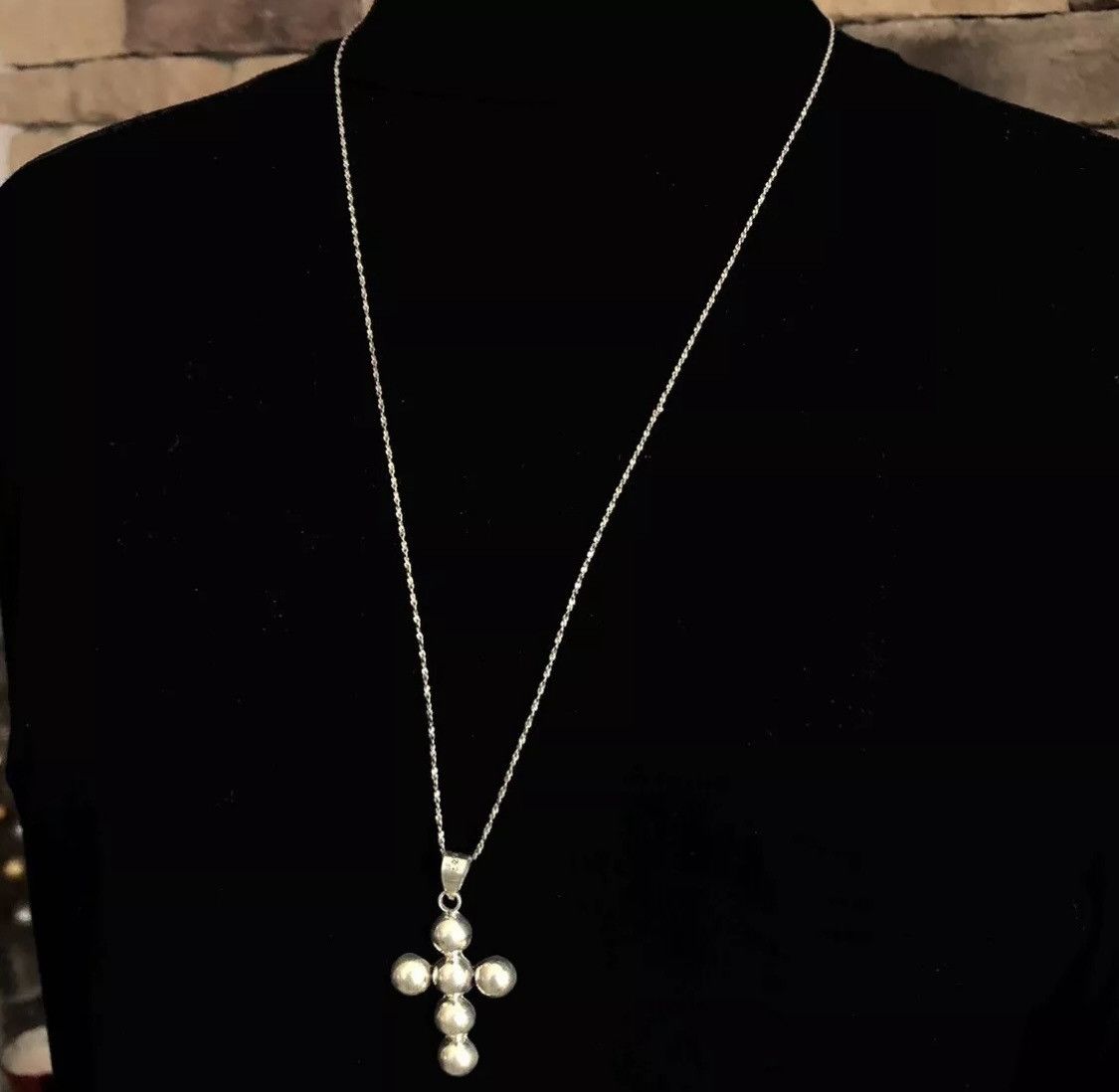 Other Big 925 Sterling Silver Cross Pendant Necklace', 30 in Size ONE SIZE - 3 Thumbnail