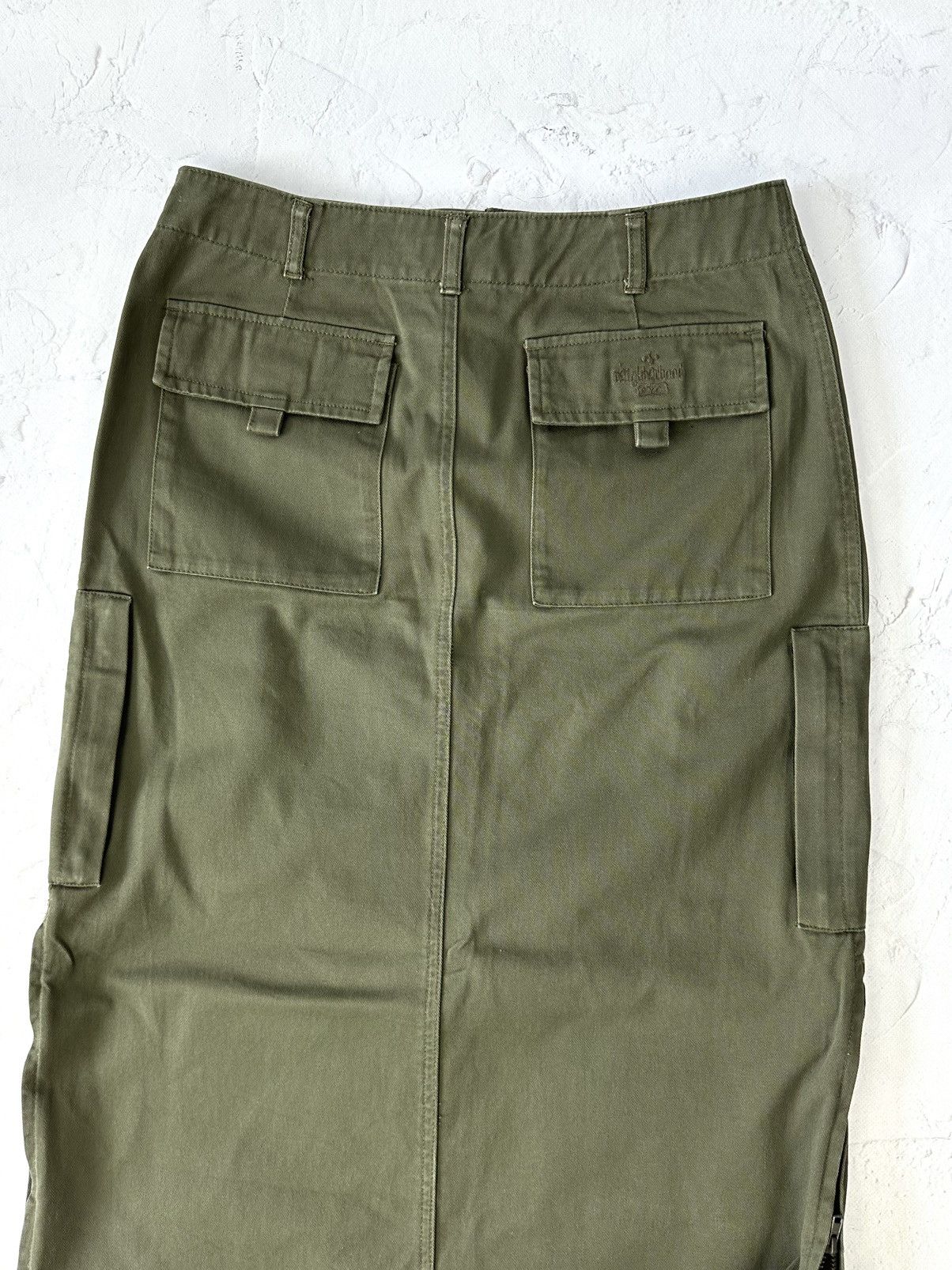 Beauty Beast × Vintage Neighborhood Zipper Cargo Maxi Skirt Size 26" / US 2 / IT 38 - 8 Thumbnail
