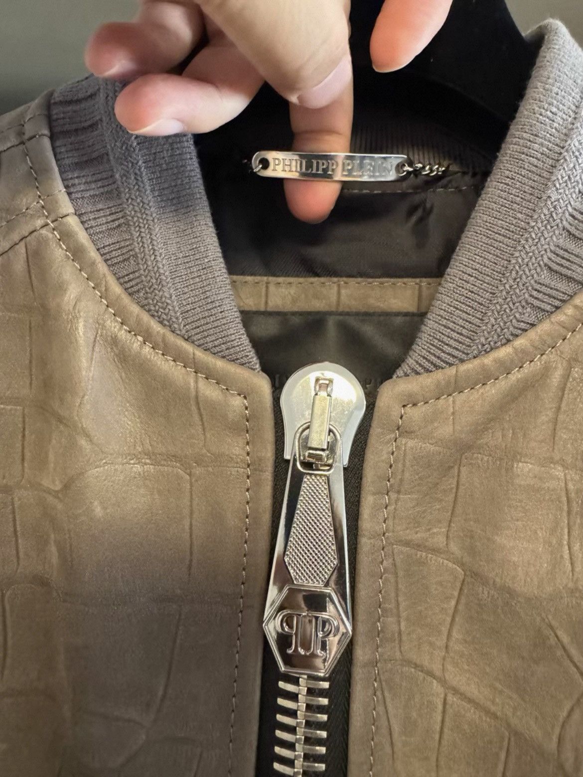 Philipp Plein Philipp Plein Limited Edition Crocodile Leather Jacket Size US M / EU 48-50 / 2 - 4 Thumbnail