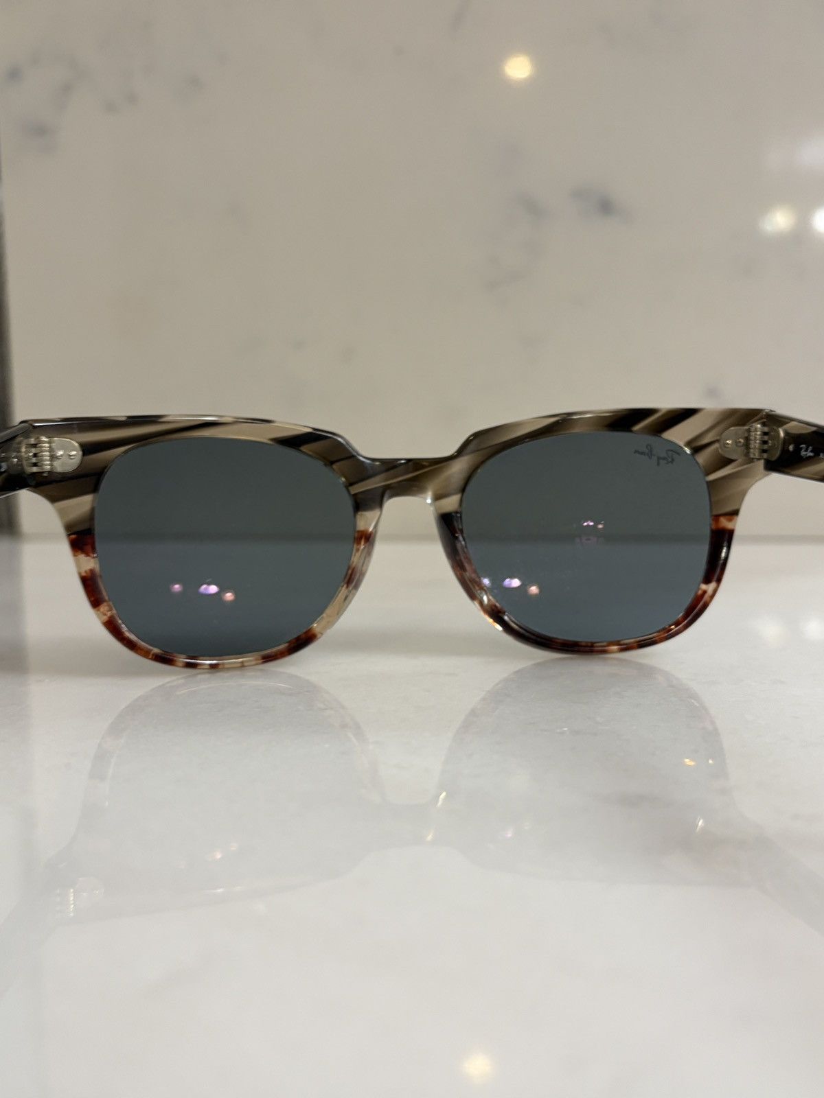 RayBan RayBan Meteor Classic Polarized Sunglasses RB2168 Size ONE SIZE - 6 Thumbnail