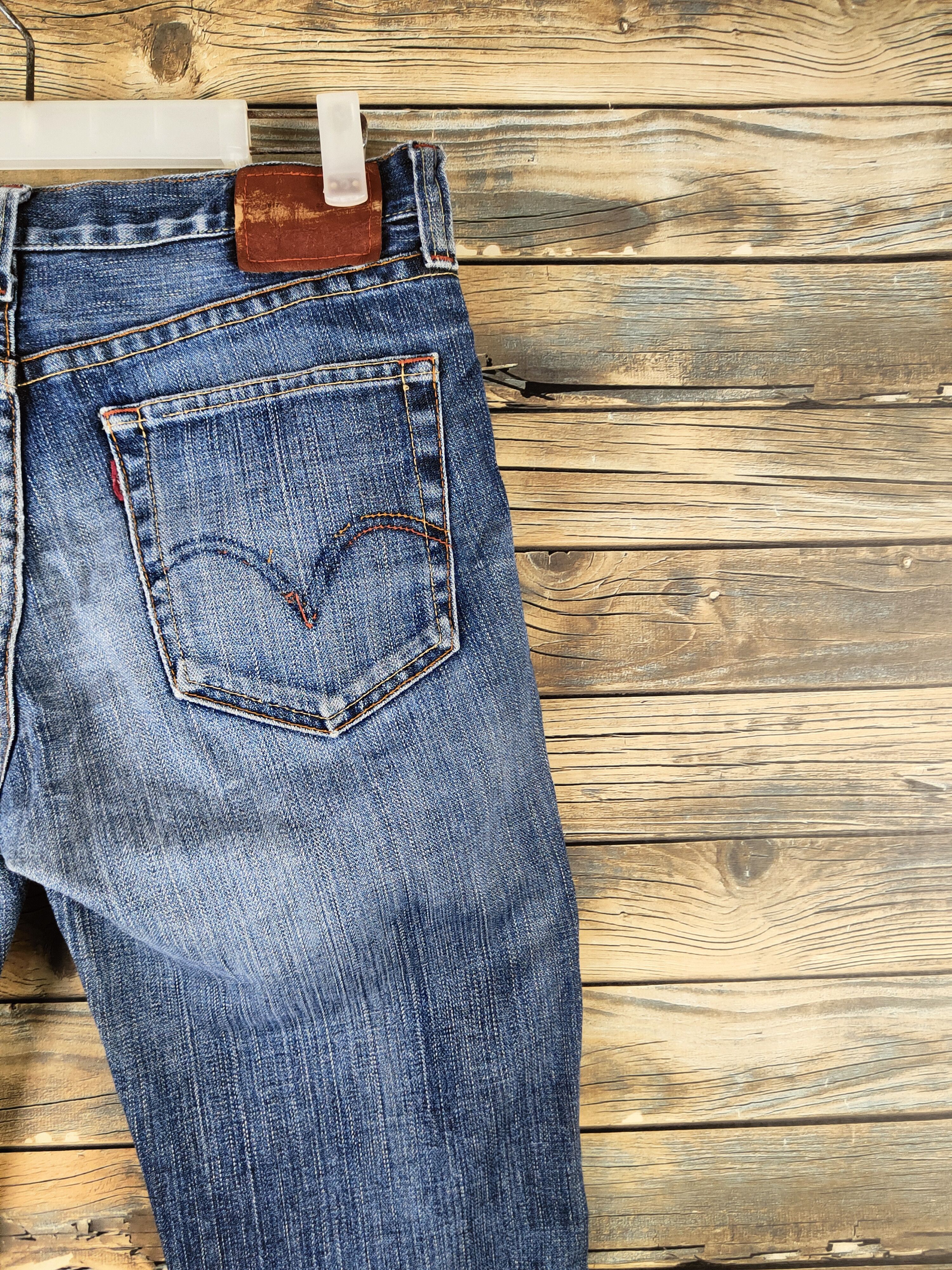 Levi's Levi's Blue Distressed Ripped Jeans #S2925 Size US 31 - 11 Thumbnail