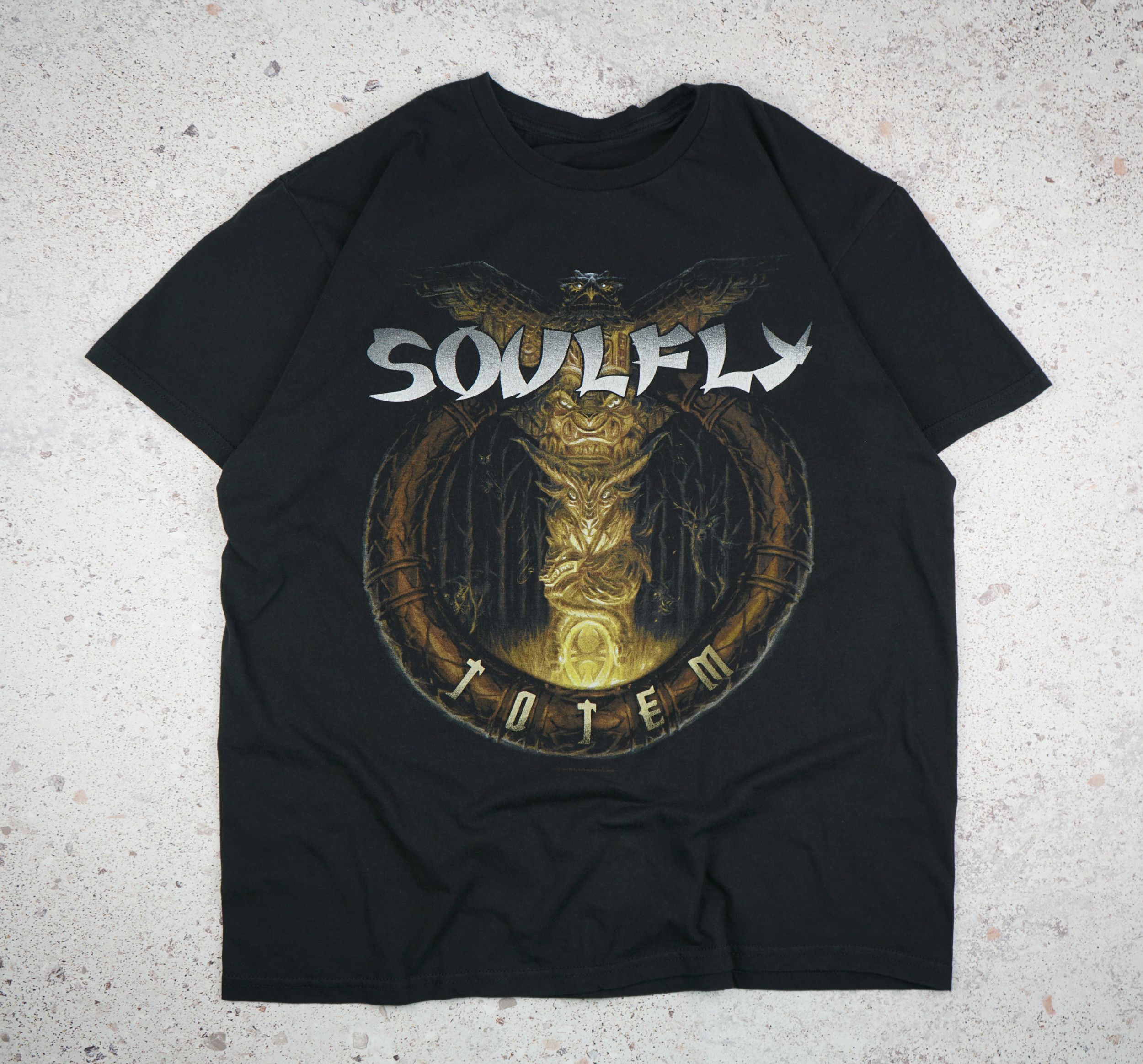 Band Tees × Vintage Vintage Soufly Totem T Shirt Size US L / EU 52-54 / 3 - 1 Thumbnail