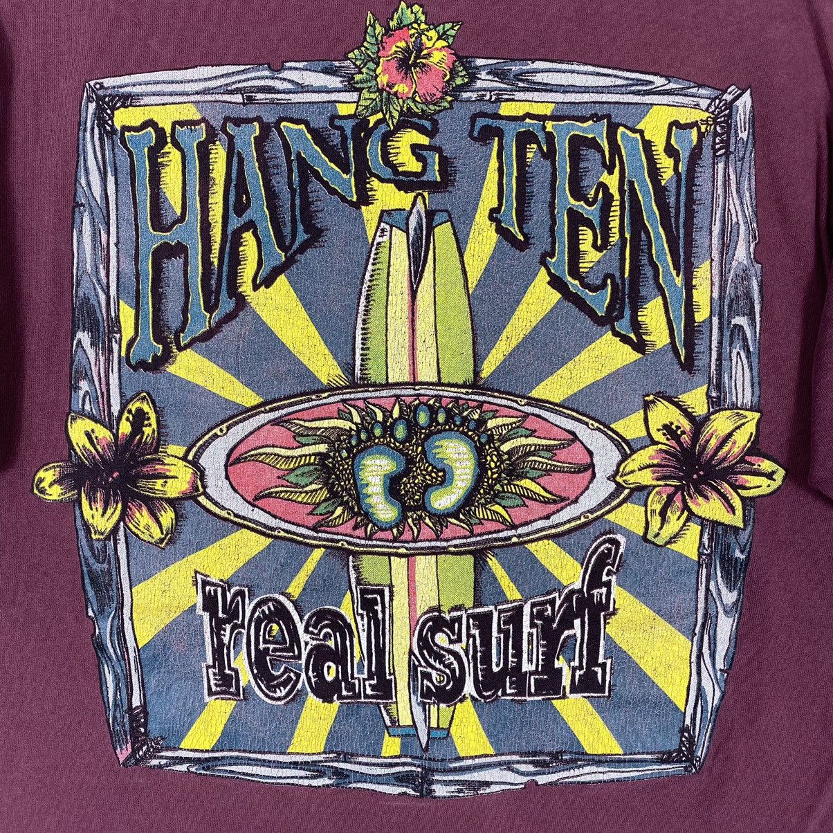 Hang Ten Vintage 90's HANG TEN Real Surf Longboards Graphic Surf Tee Size US M / EU 48-50 / 2 - 3 Thumbnail