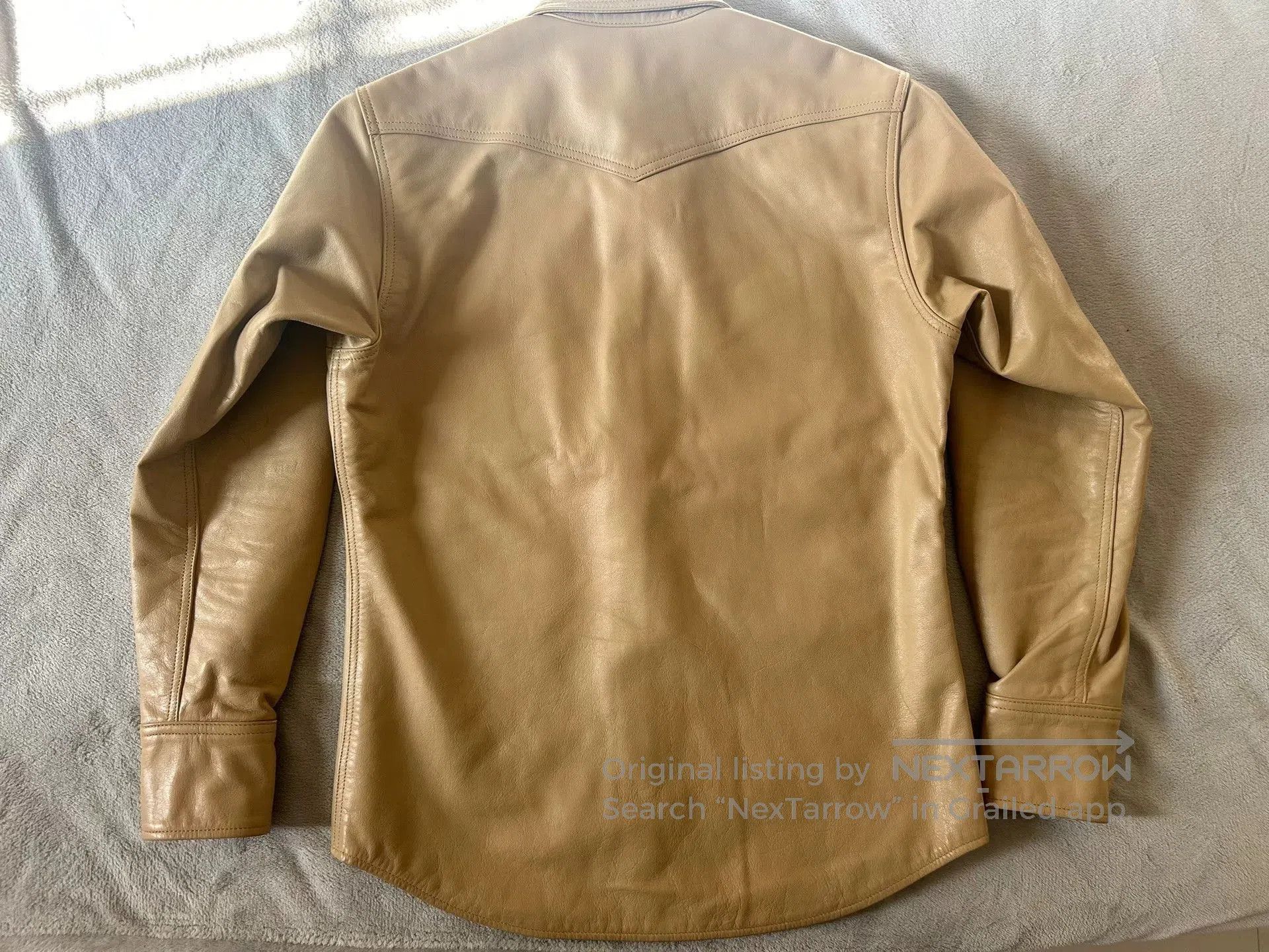 TOYS McCOY McCoy Leather Shirt in Tan Color. Size US M / EU 48-50 / 2 - 2 Thumbnail