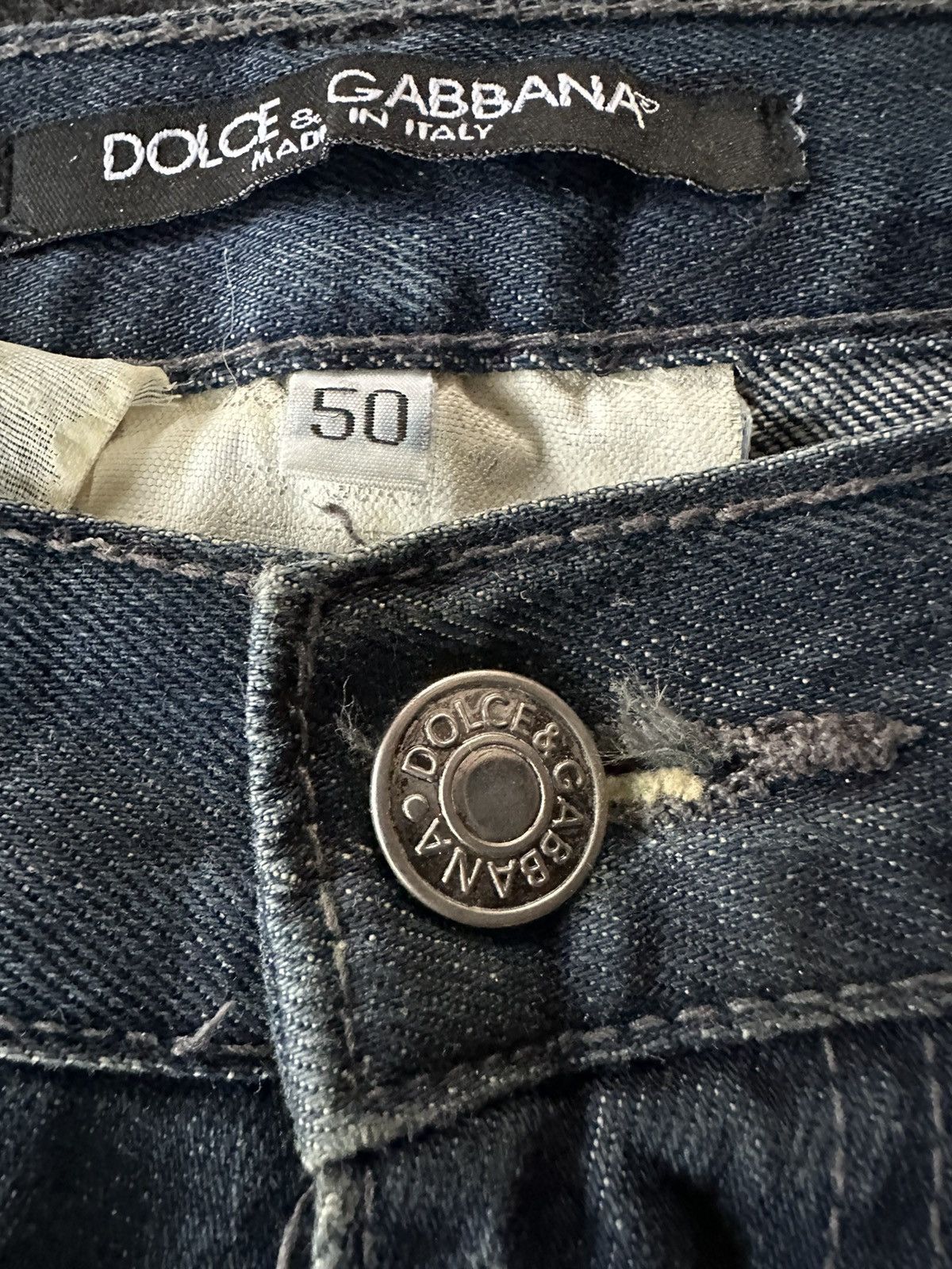 Dolce & Gabbana Vintage Dolce Gabbana Distressed Denim 32x32 D542 Size US 32 / EU 48 - 14 Thumbnail