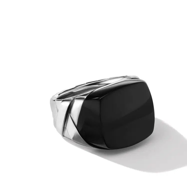 David Yurman o1w1db11025 R25841M /Size 8 /Rings in Silver Size ONE SIZE - 1 Thumbnail