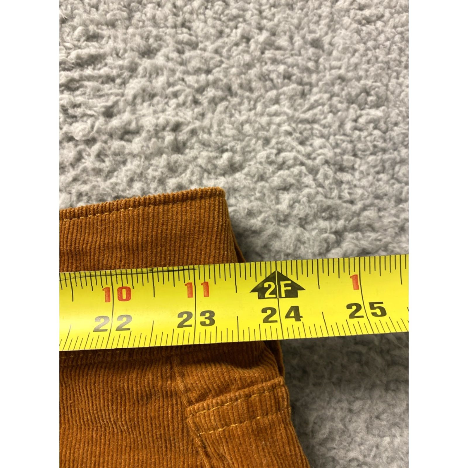 Vintage St. John's Bay Women’s Wide Leg Pants 24W Corduroy Brown Pecan Straight Casual Outdoor Size 42" / US 20 - 6 Thumbnail