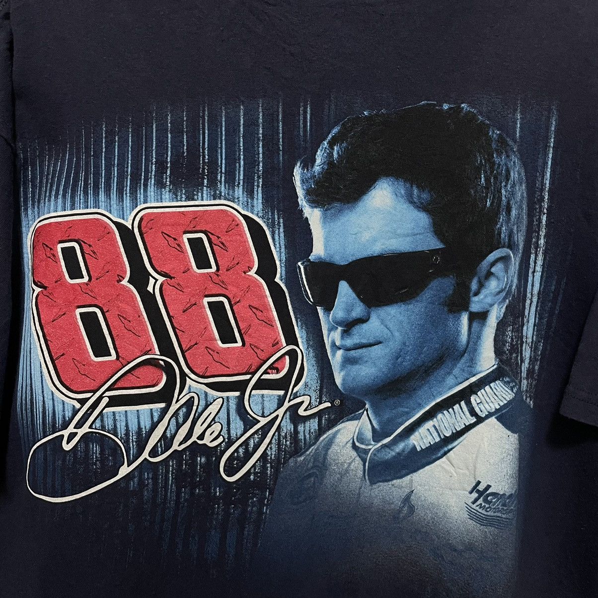 NASCAR × Vintage Vintage Y2K Dale Earnhardt Jr. Nascar T Shirt Size US L / EU 52-54 / 3 - 5 Thumbnail