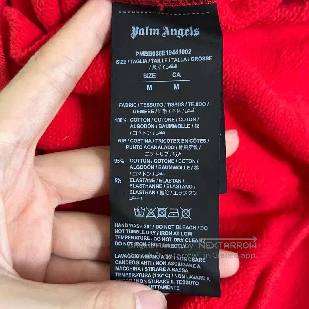 Palm Angels red palm angels logo hoodie. Size US M / EU 48-50 / 2 - 3 Thumbnail
