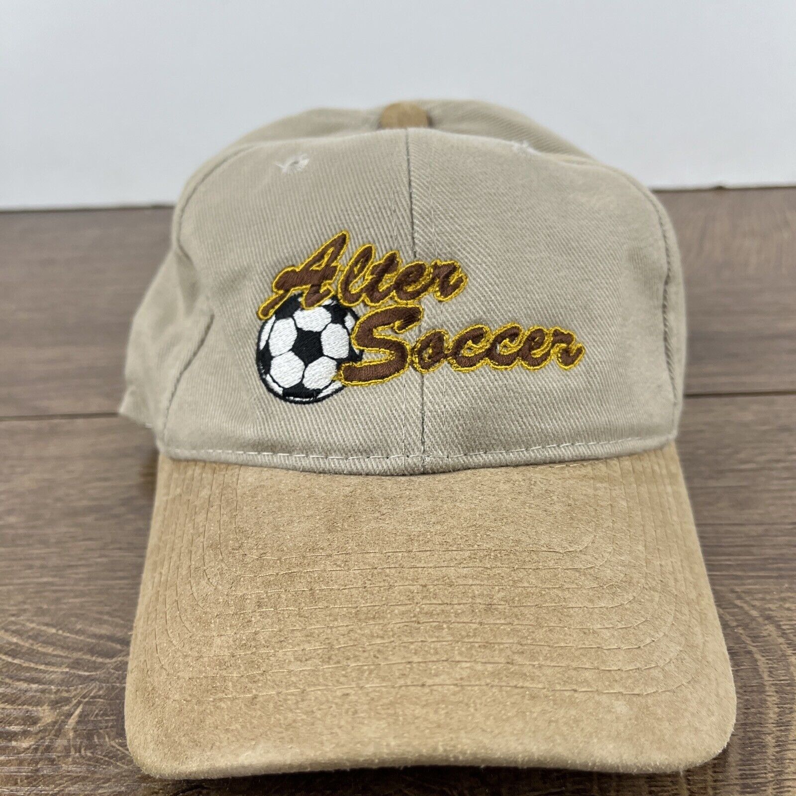 Other Alter Knights Soccer Hat Tan Brown Hat Adjustable Snapback A Size ONE SIZE - 6 Thumbnail